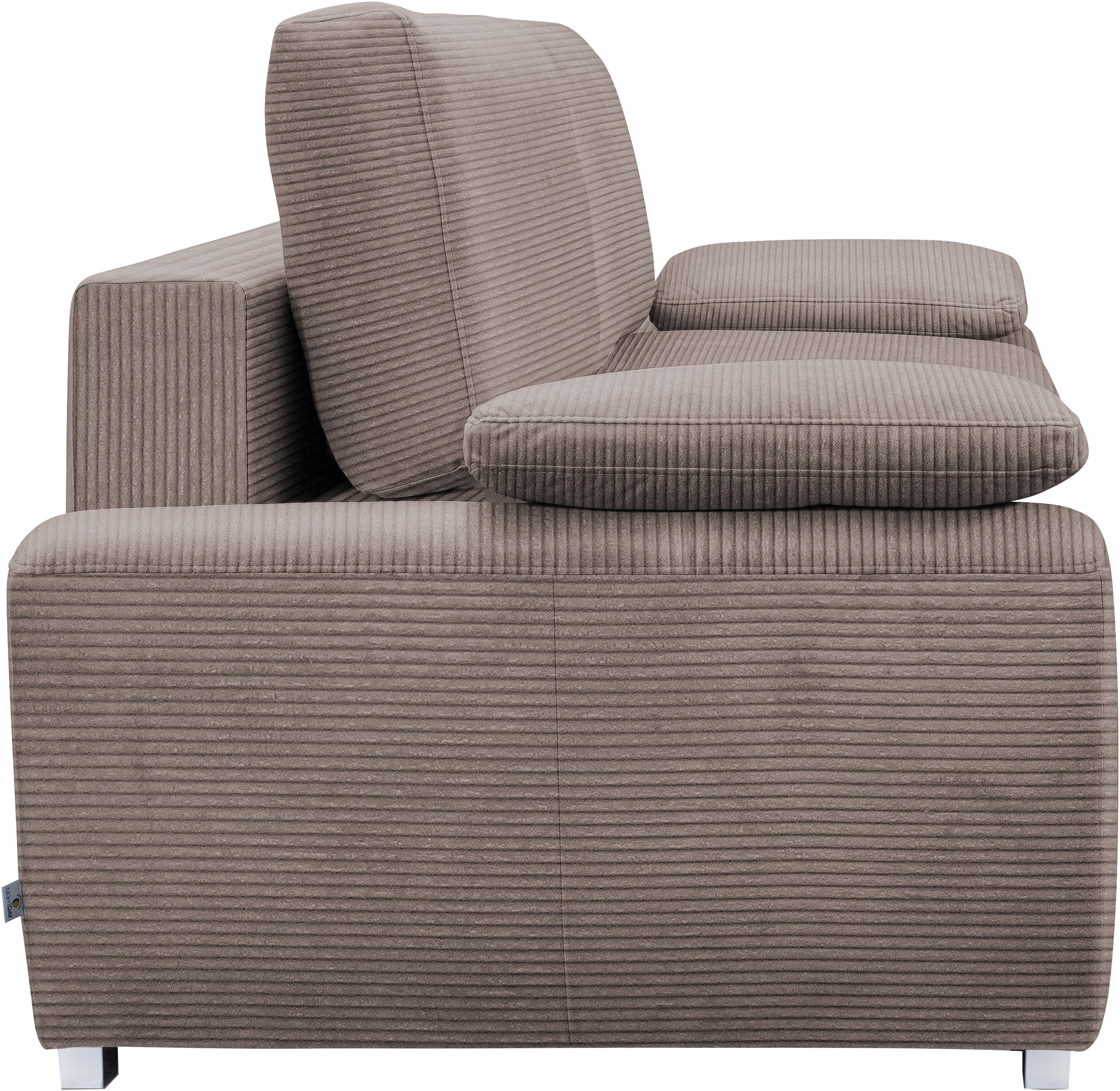 exxpo - sofa fashion 2-Sitzer »SOLSBURY, Sofa, Schlafsofa«, inkl. Federkern-Polsterung, Bettfunktion und Stauraum, in Cord