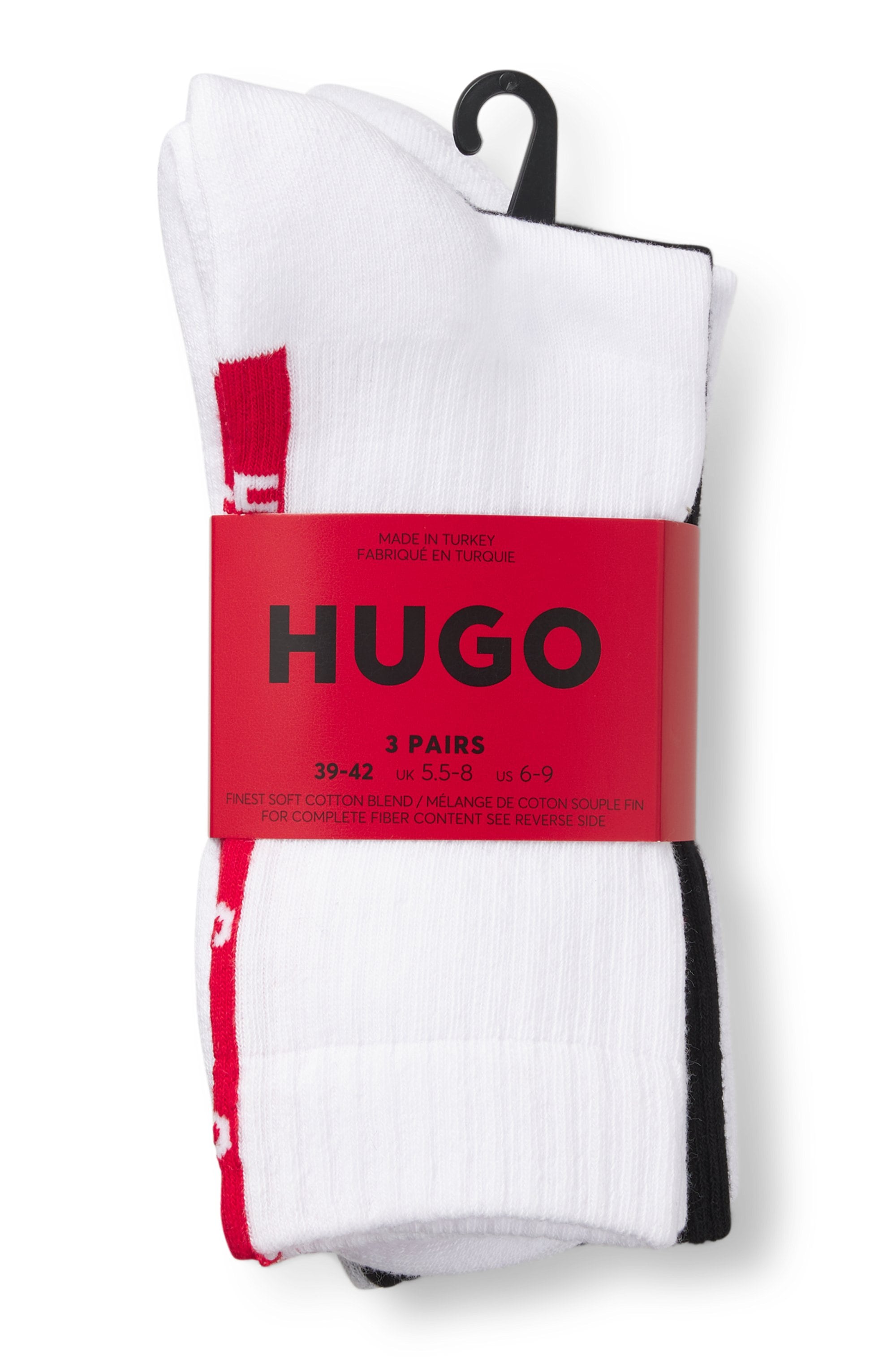 HUGO Underwear Freizeitsocken »3P QS BACK TAPE CC«