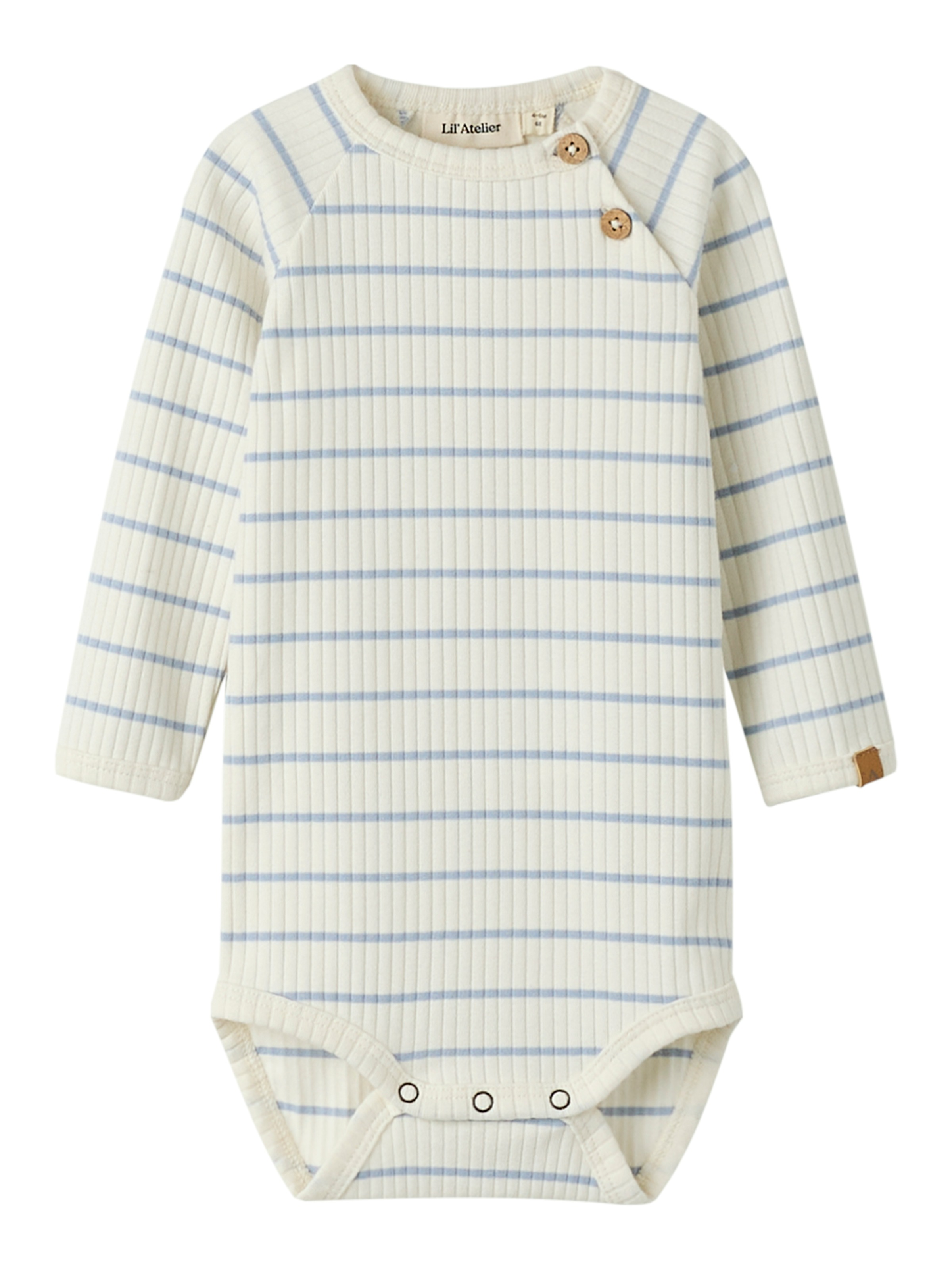 Lil' Atelier Langarmbody »NBMKAIL LS SLIM BODY LIL NOOS« Baumwollmischung