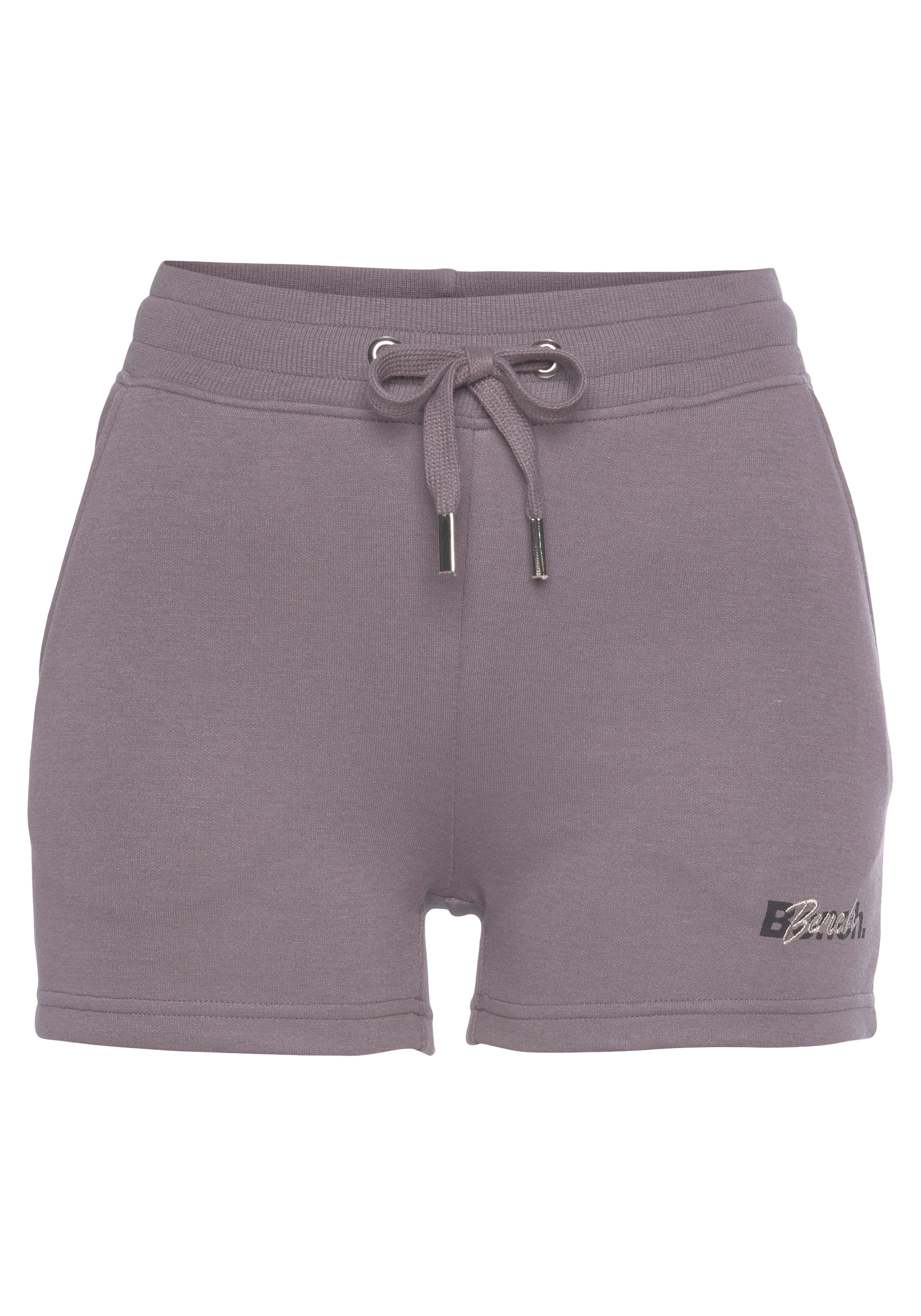 Bench. Loungewear Shorts, mit Logodruck und Stickerei