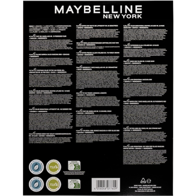 MAYBELLINE NEW YORK Adventskalender »Maybelline New York Adventskalender  2023«, für Erwachsene bestellen bei OTTO