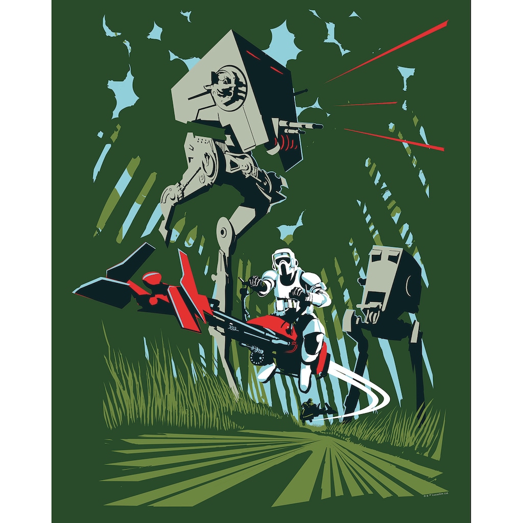 Komar Poster »Star Wars Classic Vector Endor«, Star Wars, (1 St.)
