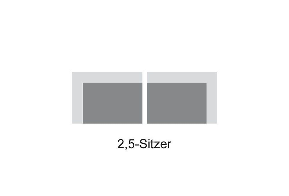 COTTA Polstergarnitur »Leandra« Set bestehend aus: 2-Sitzer & 2,5-Sitzer