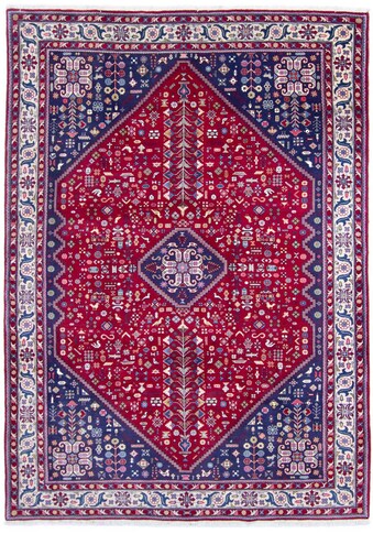 morgenland Wollteppich »Abadeh Medaillon Rosso 303 x 208 cm«, rechteckig, 1 mm Höhe,... kaufen