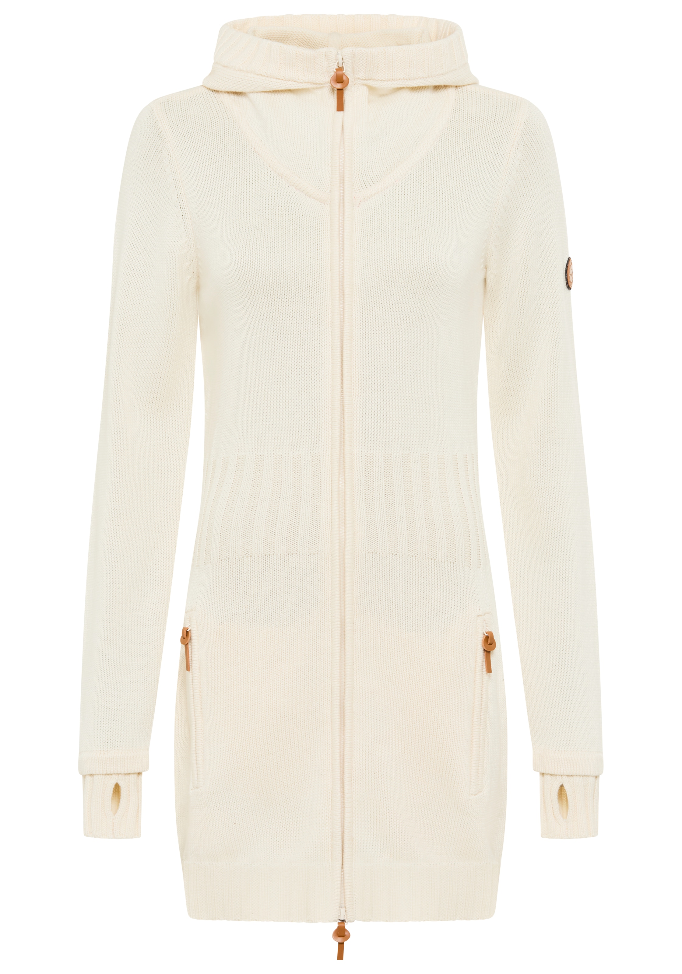 KangaROOS Kapuzenstrickjacke in schmeichelnder Longform