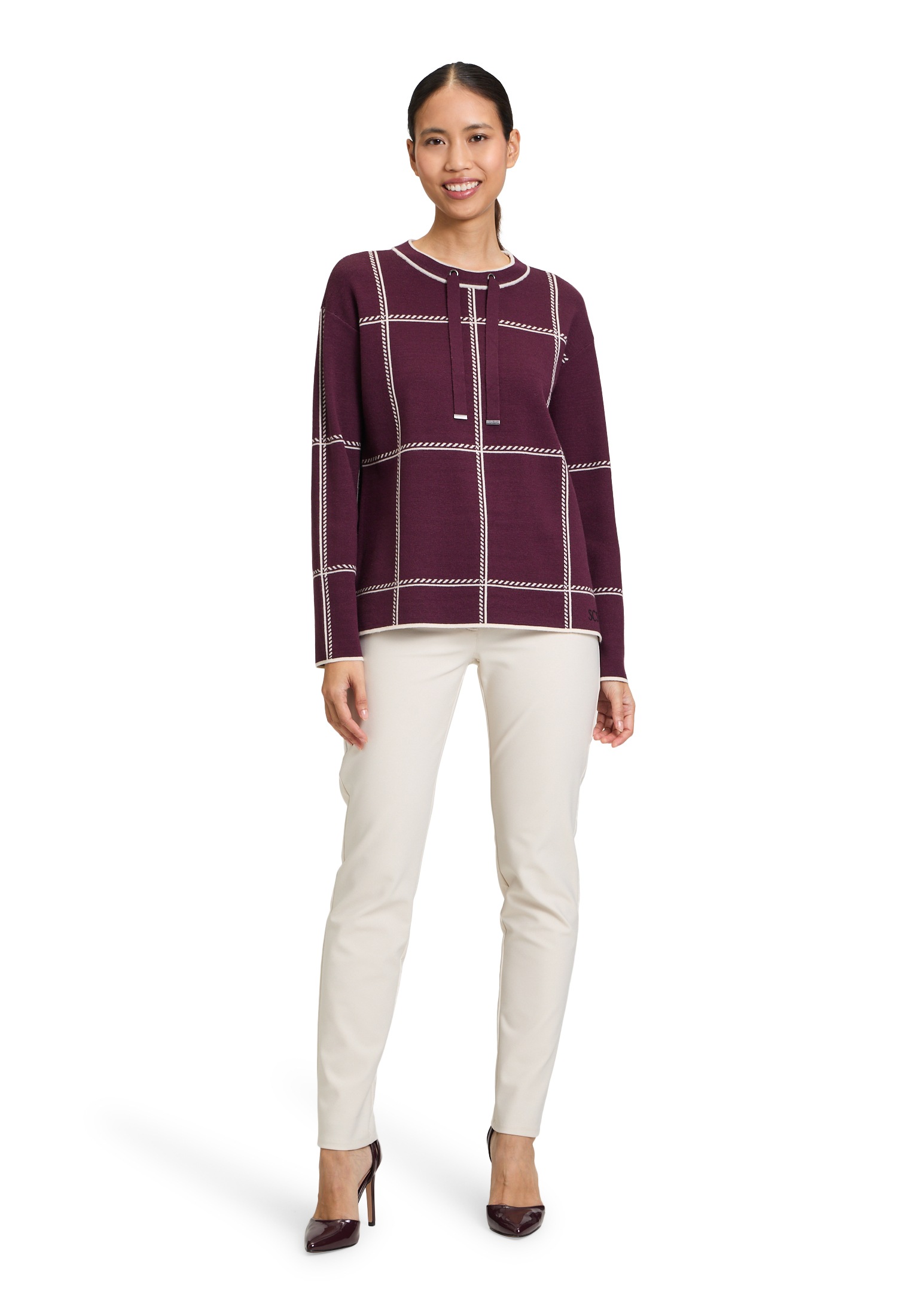 Betty Barclay Strickpullover »Strickpullover kariert«