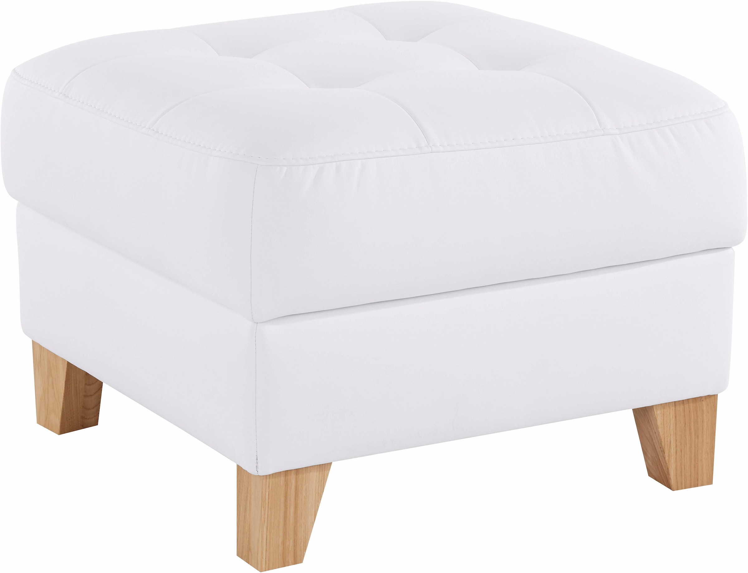 exxpo - sofa fashion Hocker »Elio bequemer Sitzkomfort und aufwendiger Detailverarbeitung« mit Staufach unter der Sitzfläche