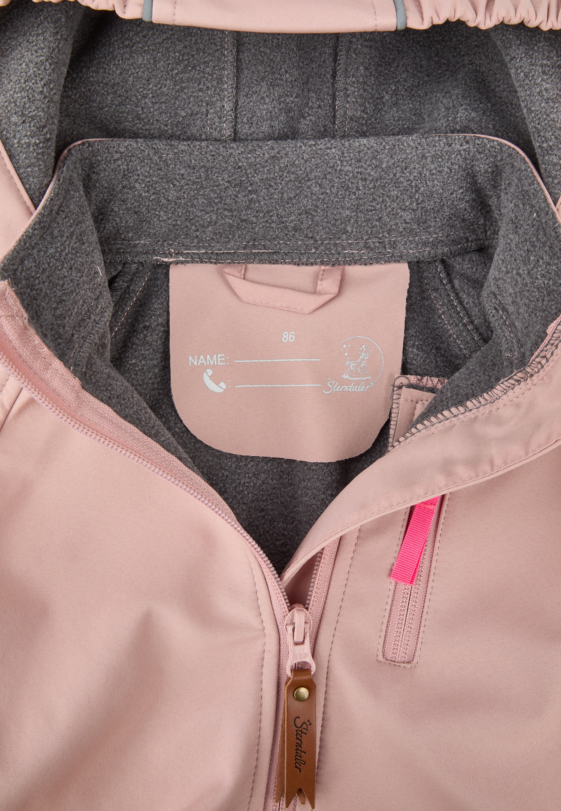 Sterntaler® Regenjacke »Softshelljacke mit Kapuze«