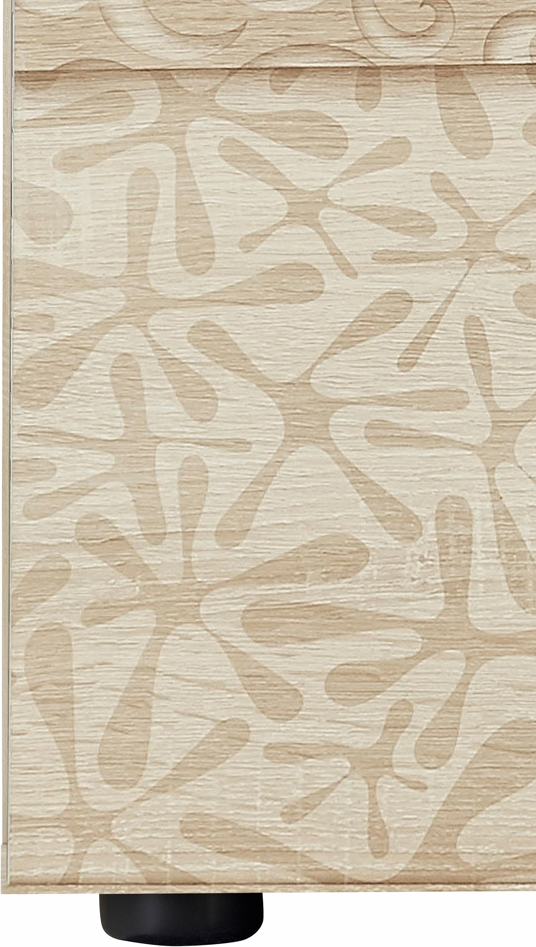 INOSIGN Lowboard »Miro«, Breite 181 cm mit dekorativem Siebdruck