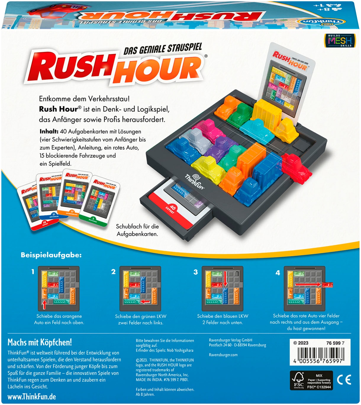 Thinkfun® Spiel »Rush Hour®«, Made in Europe