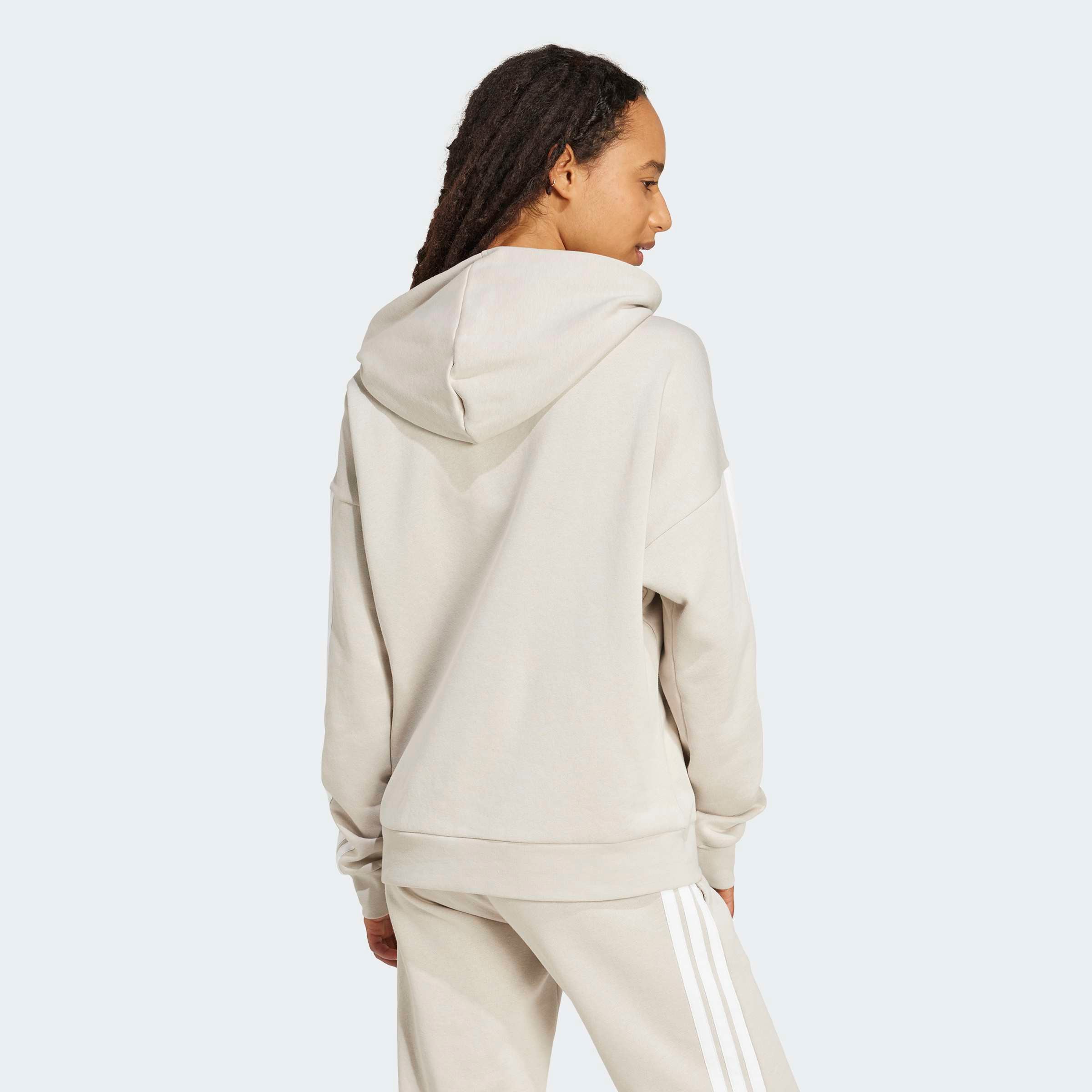 adidas Sportswear Kapuzensweatshirt »ESSENTIALS 3-STREIFEN FLEECE HOODIE«
