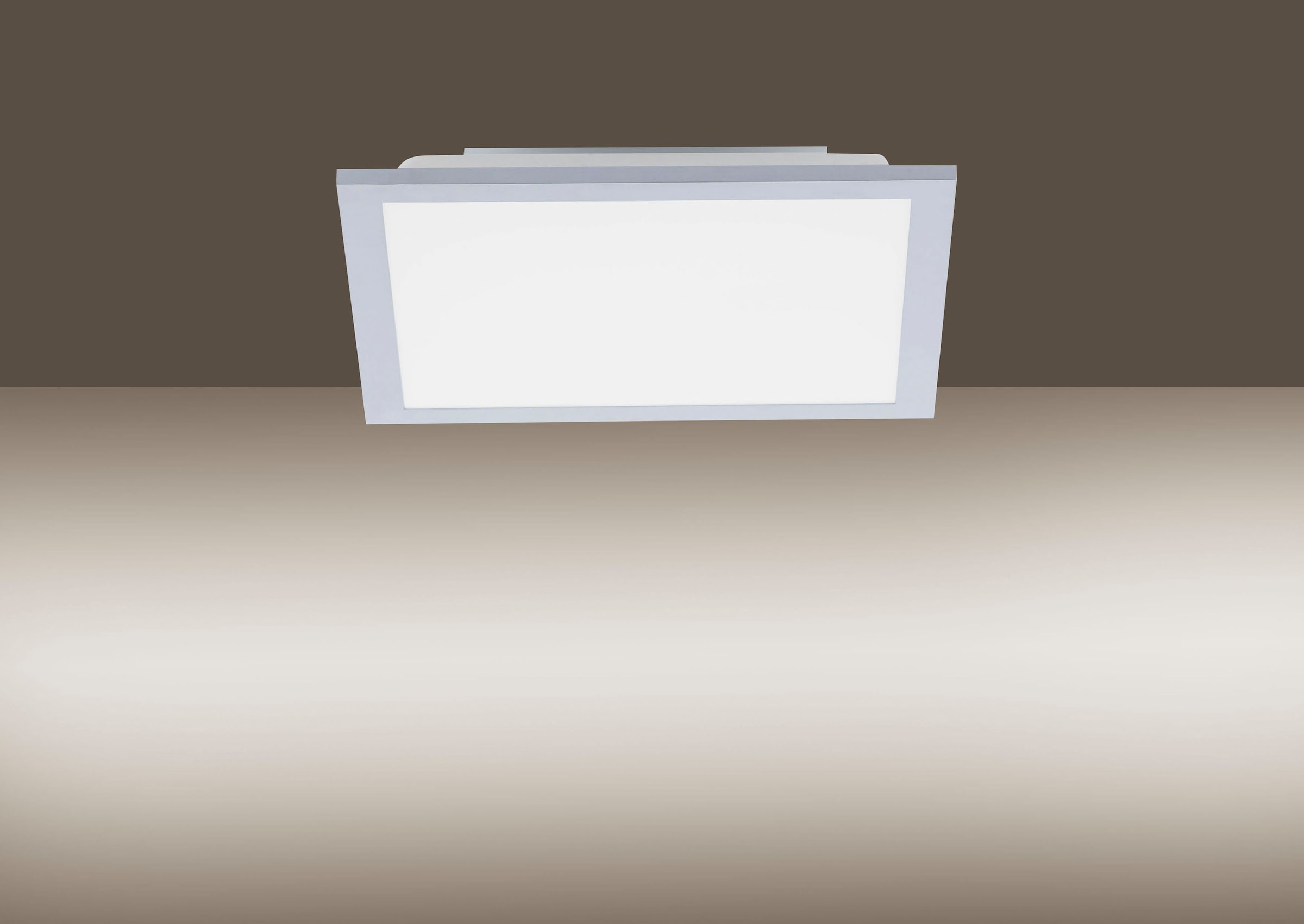 JUST LIGHT LED Panel »FLAT«, 1 flammig, Leuchtmittel LED-Board | LED fest integriert, LED Deckenleuchte, LED Deckenlampe