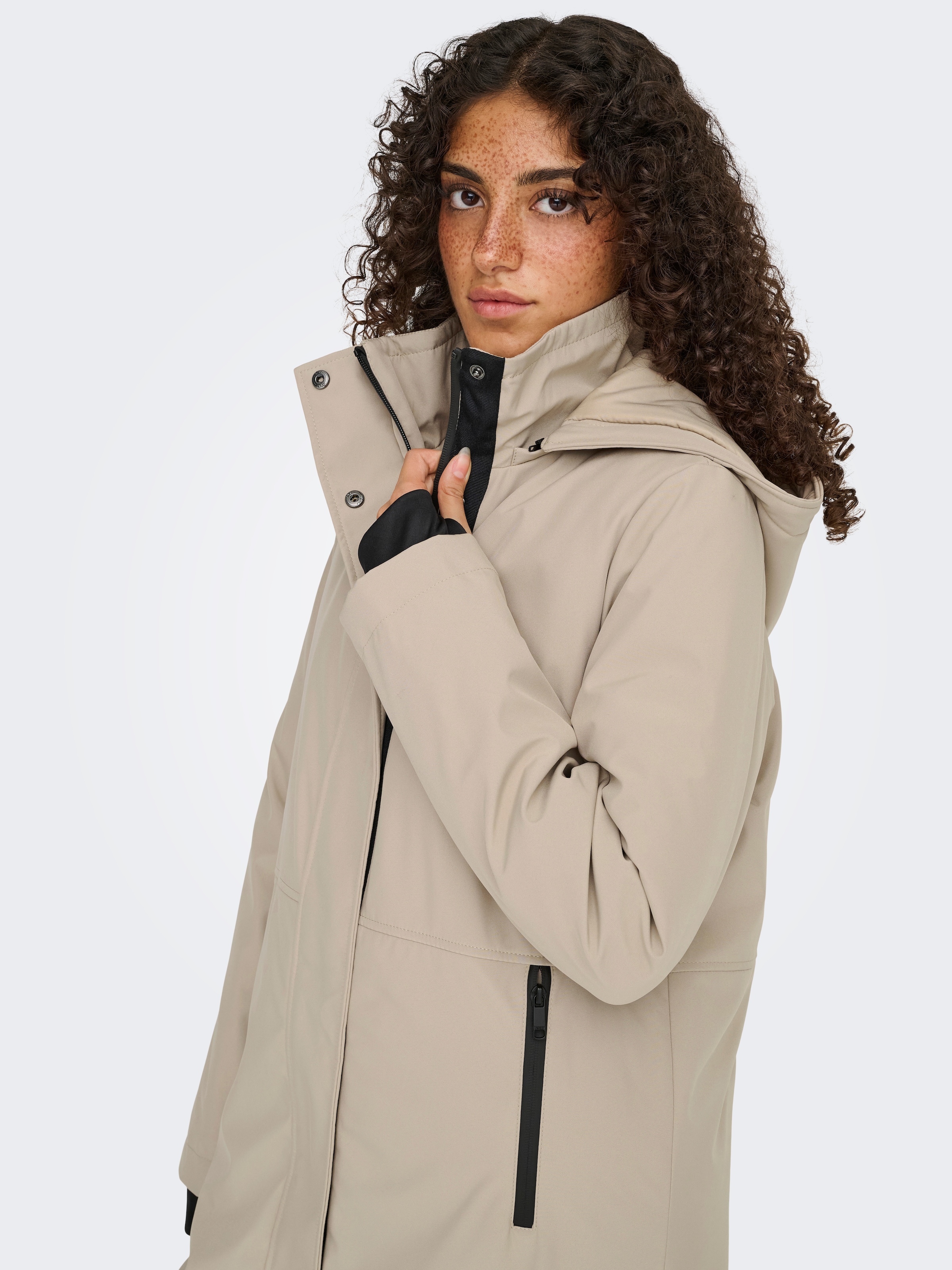 ONLY Parka »ONLKARA PARKA OS OTW« mit Kapuze