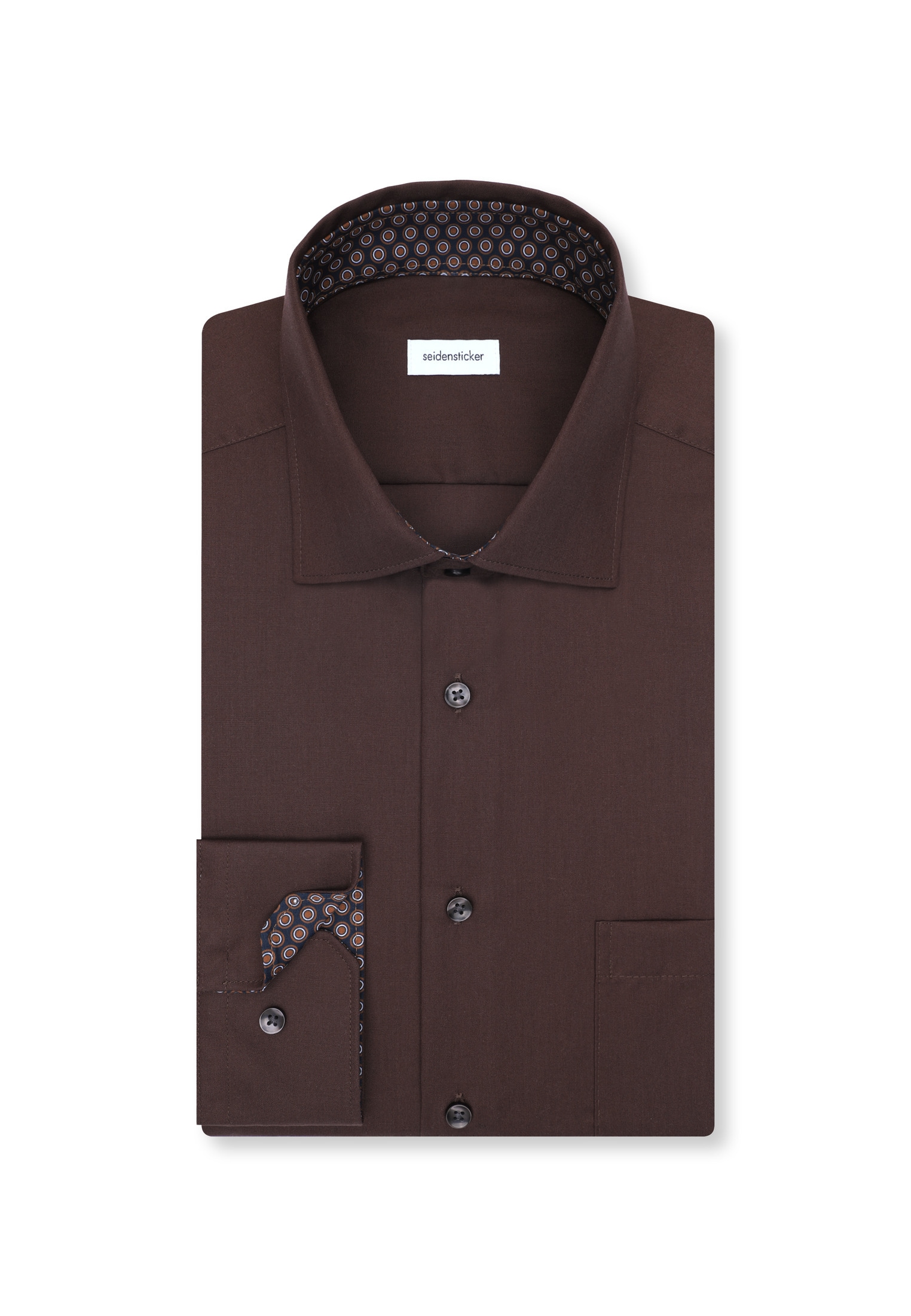 seidensticker Businesshemd »Schwarze Rose« Regular 1/1 Kentkragen Uni