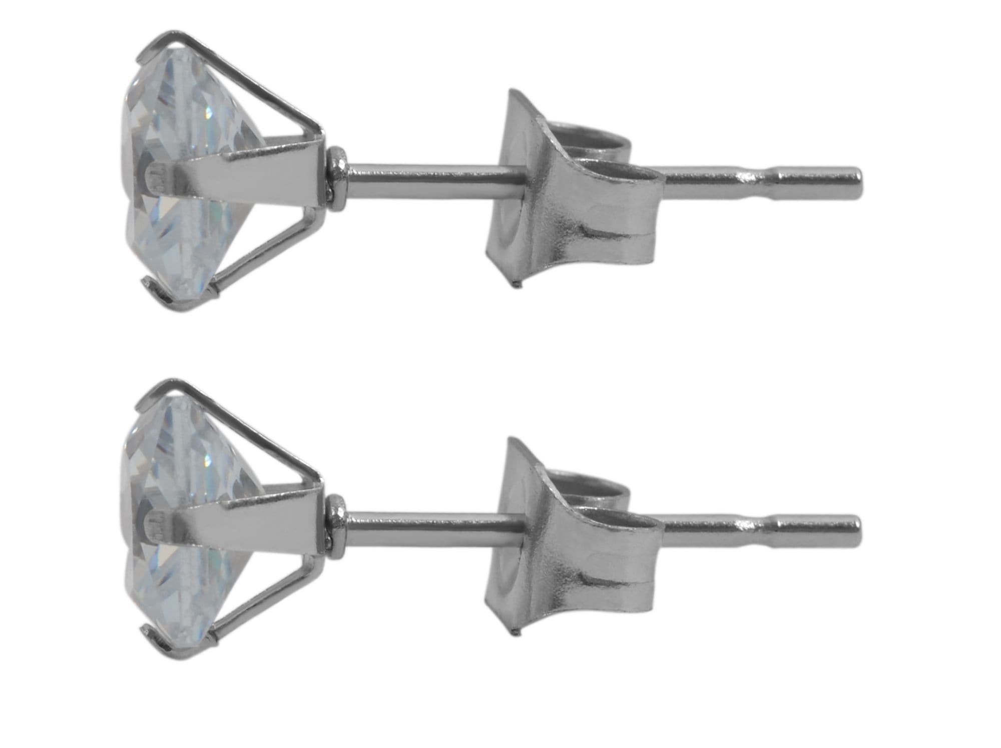 Adelia´s Paar Ohrstecker »Damen Ohrringe ¿ Ohrstecker aus Edelstahl mit Zirkonia«