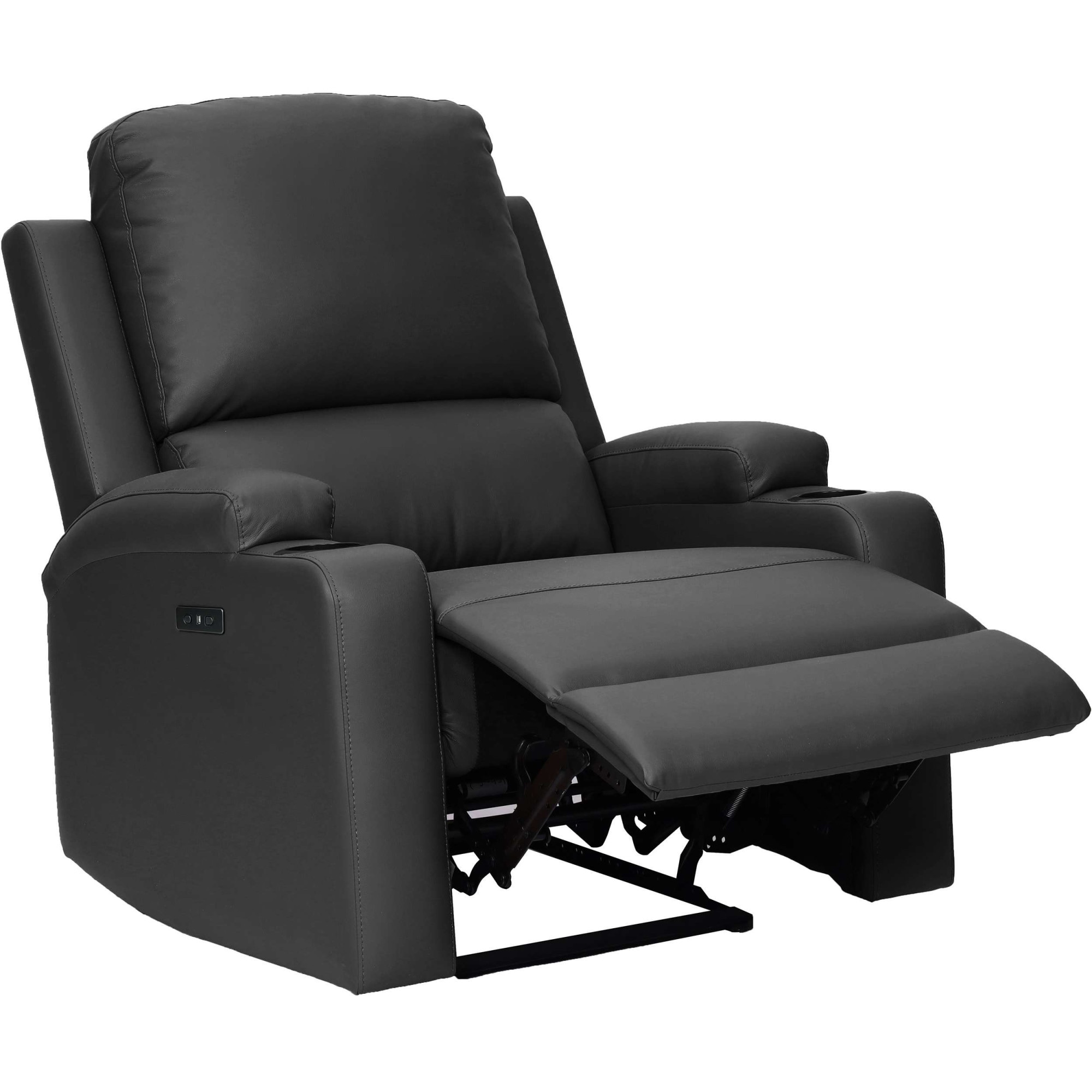 OTTO home Relaxsessel »NAPORI Lederoptik, Kinosessel, Multimedia-Sessel« TV-Sessel mit manueller u elektrischer Relaxfunktion u. Getränkehalter