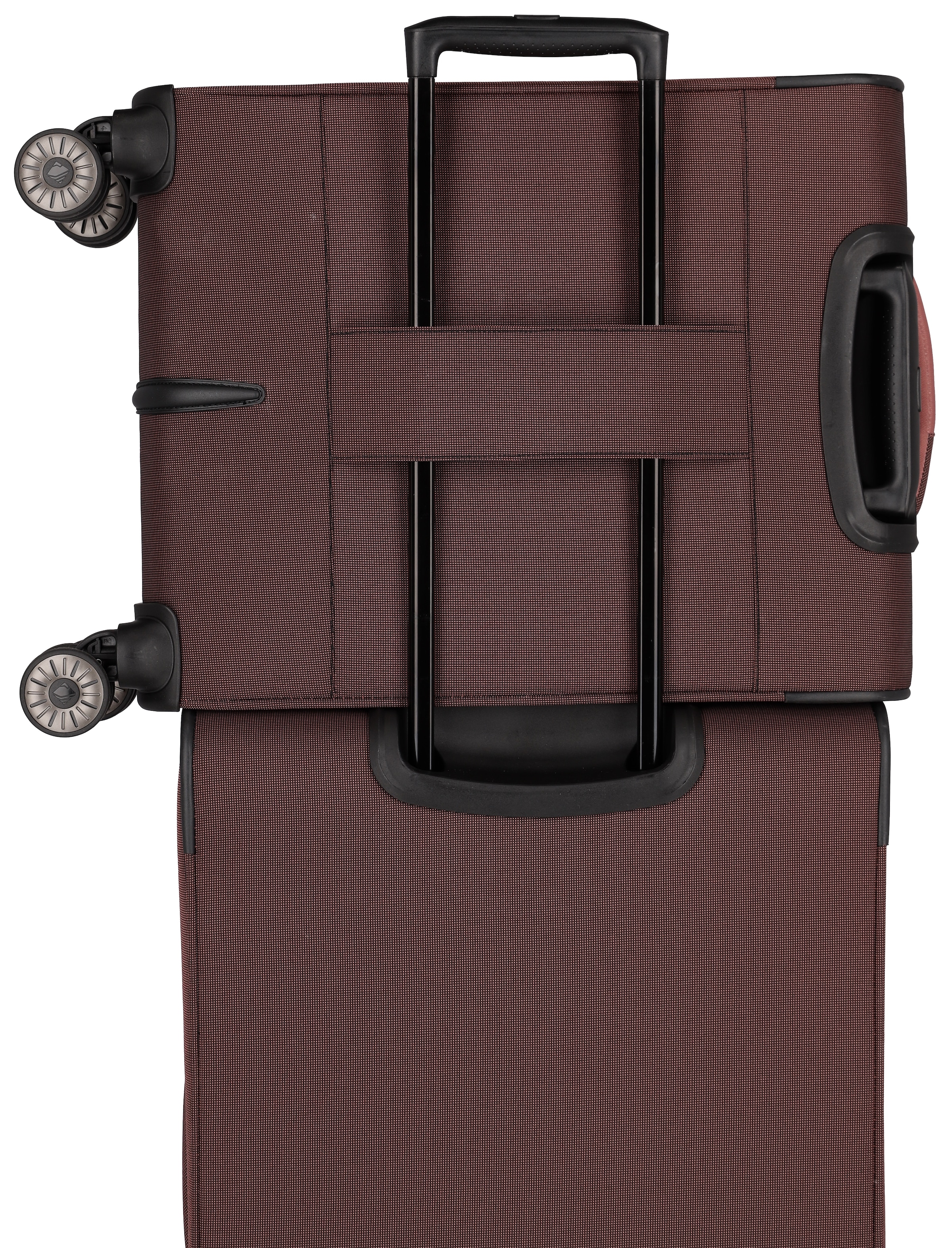 travelite Trolleyset »VIIA S/M/L und Reisetasche« Kofferset Reisegepäck mit erweiterbarem Volumen und TSA Schloss