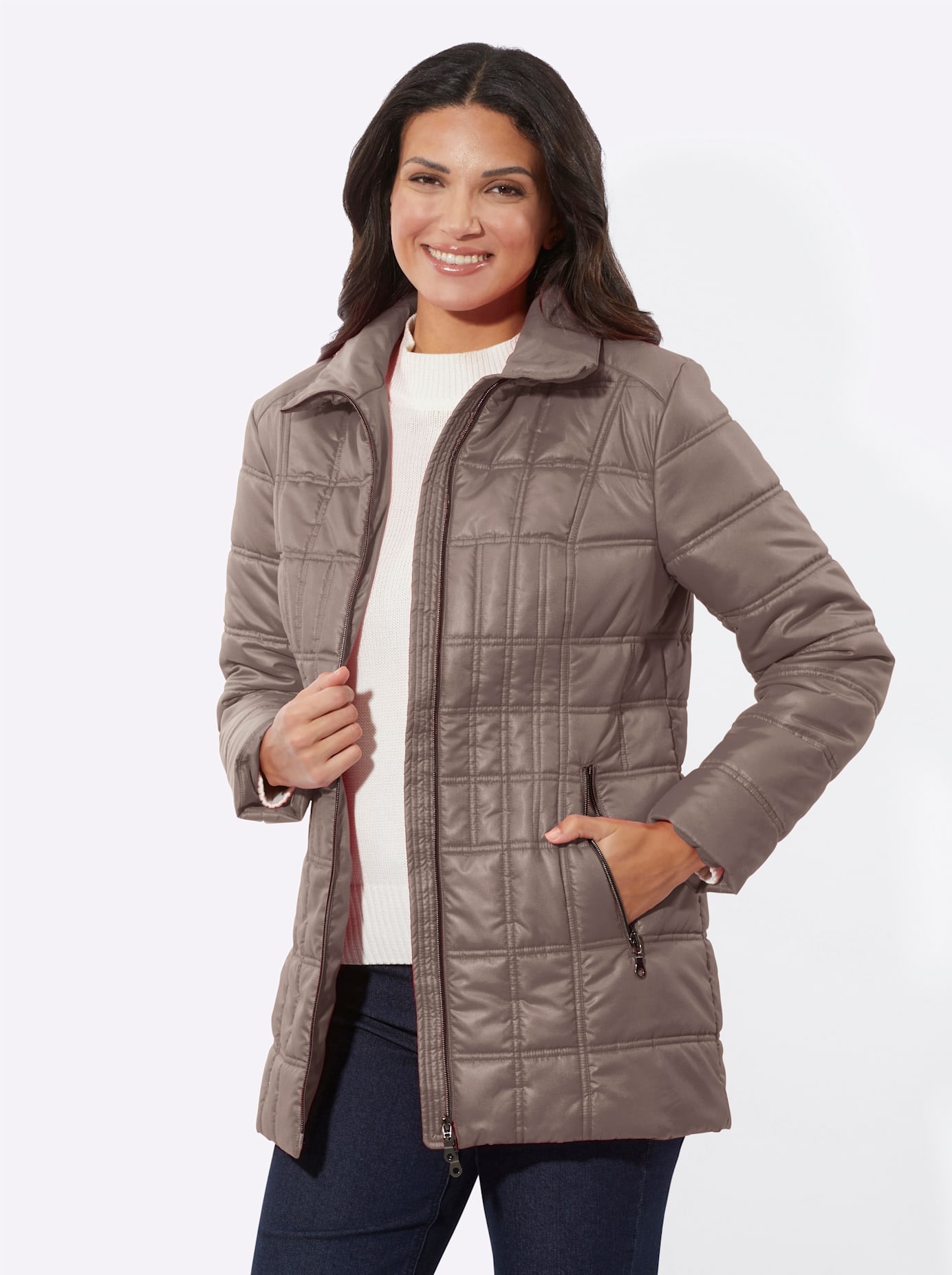 Classic Basics Steppjacke, ohne Kapuze