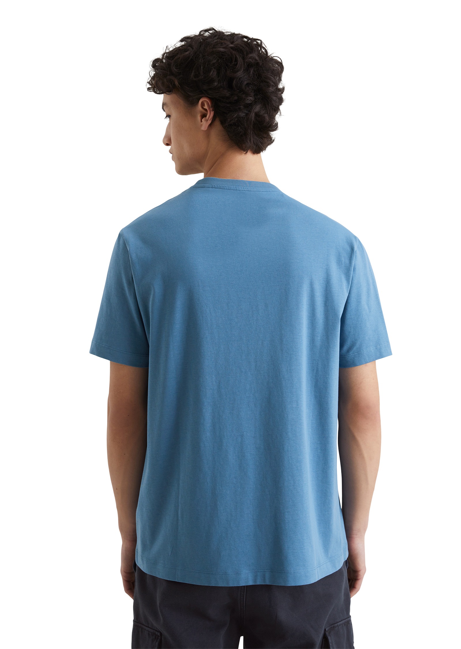 Marc O'Polo DENIM T-Shirt, Ein dezenter Logo-Print auf der Brust