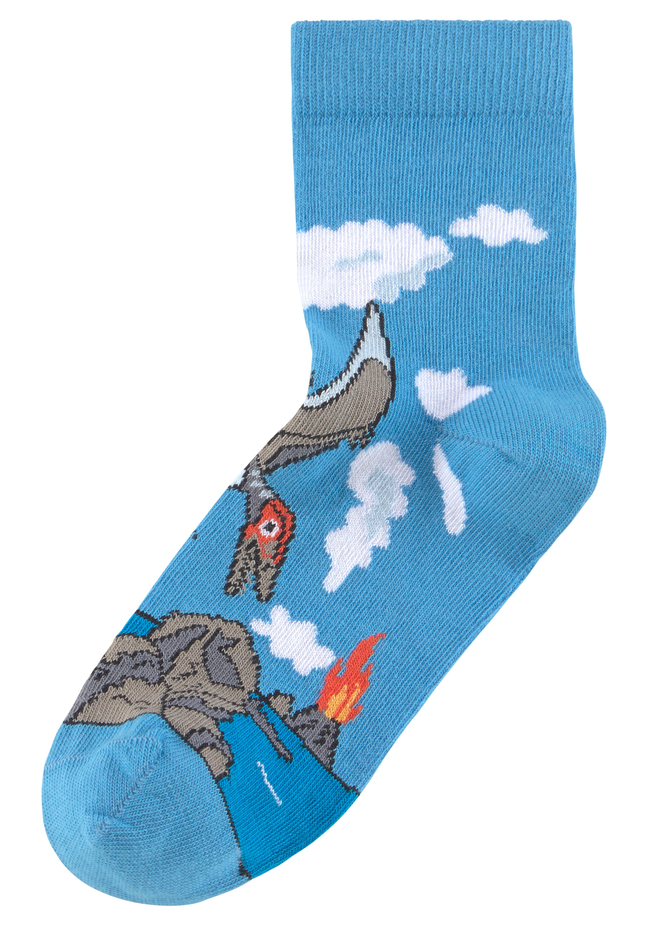 H.I.S Socken, (5 Paar), mit eingestrickten Motiven