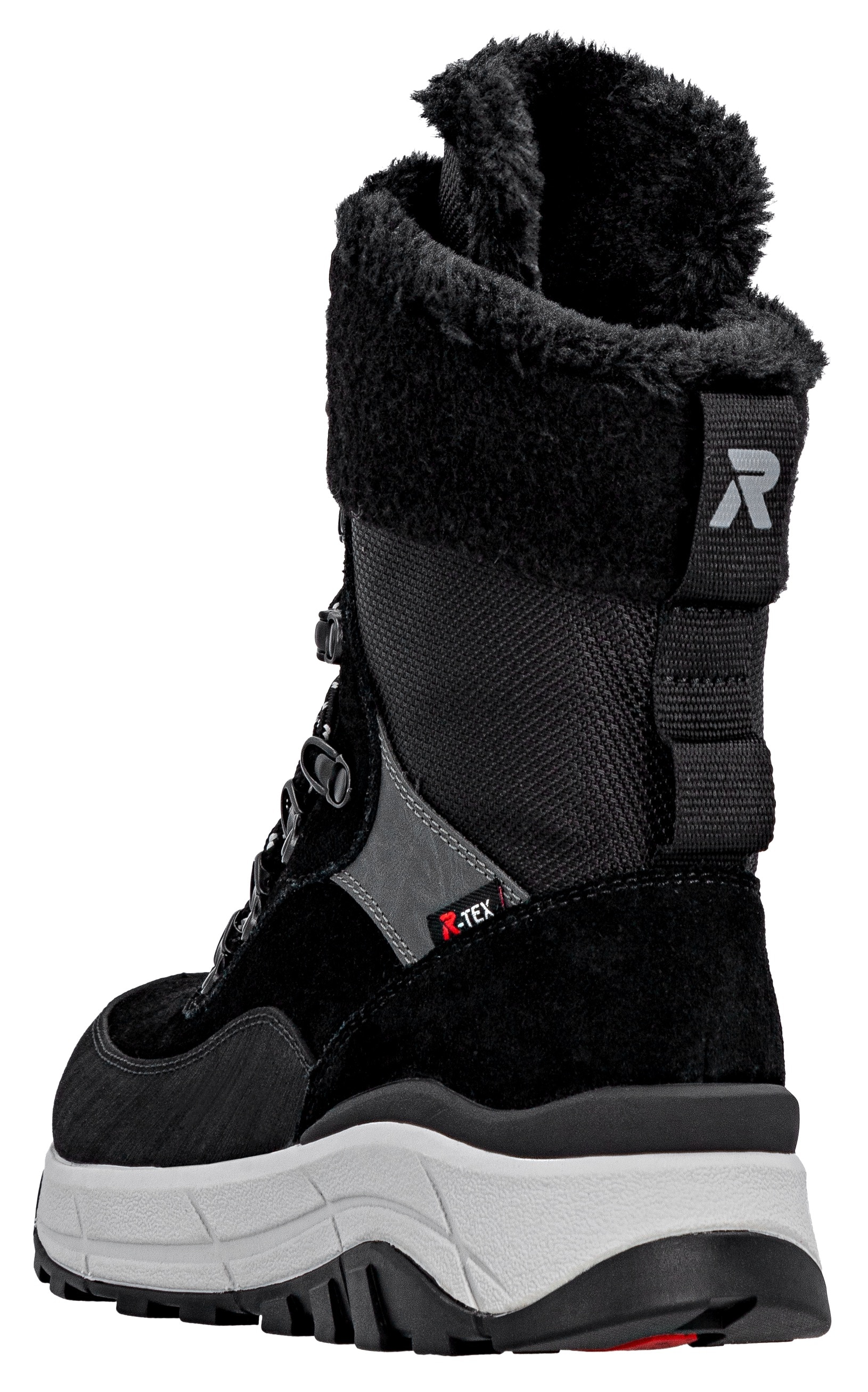 RIEKER Sport Winterboots, Schneeboots, Outdoorstiefelette, TEX Ausstattung, Fiber Grip Sohle