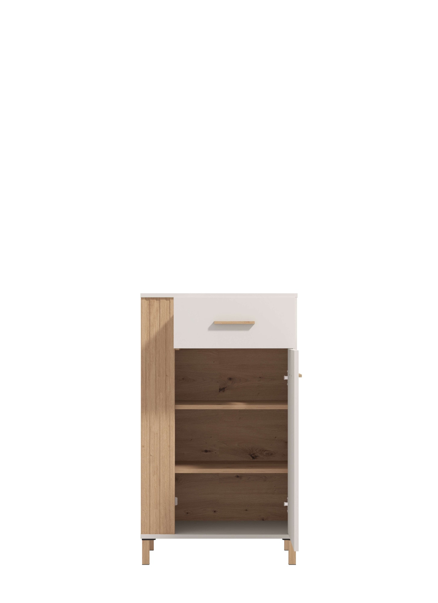 Home affaire Garderoben-Set »Belfort, Breite 199 cm, im Kaschmir und Artisan-Eichendekor«, (Set, 5 St.), inkl. 2 Schränke, Sitzbank, Spiegel und Garderobenpaneel