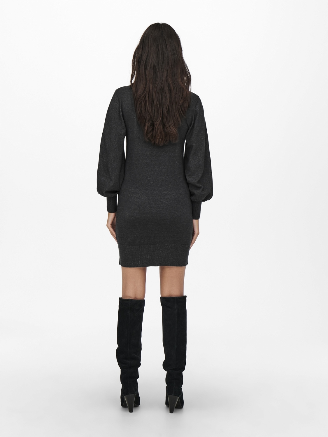 ONLY Strickkleid »ONLLABELLE LIFE L/S DRESS KNT NOOS«, mit modischen Ballonärmeln