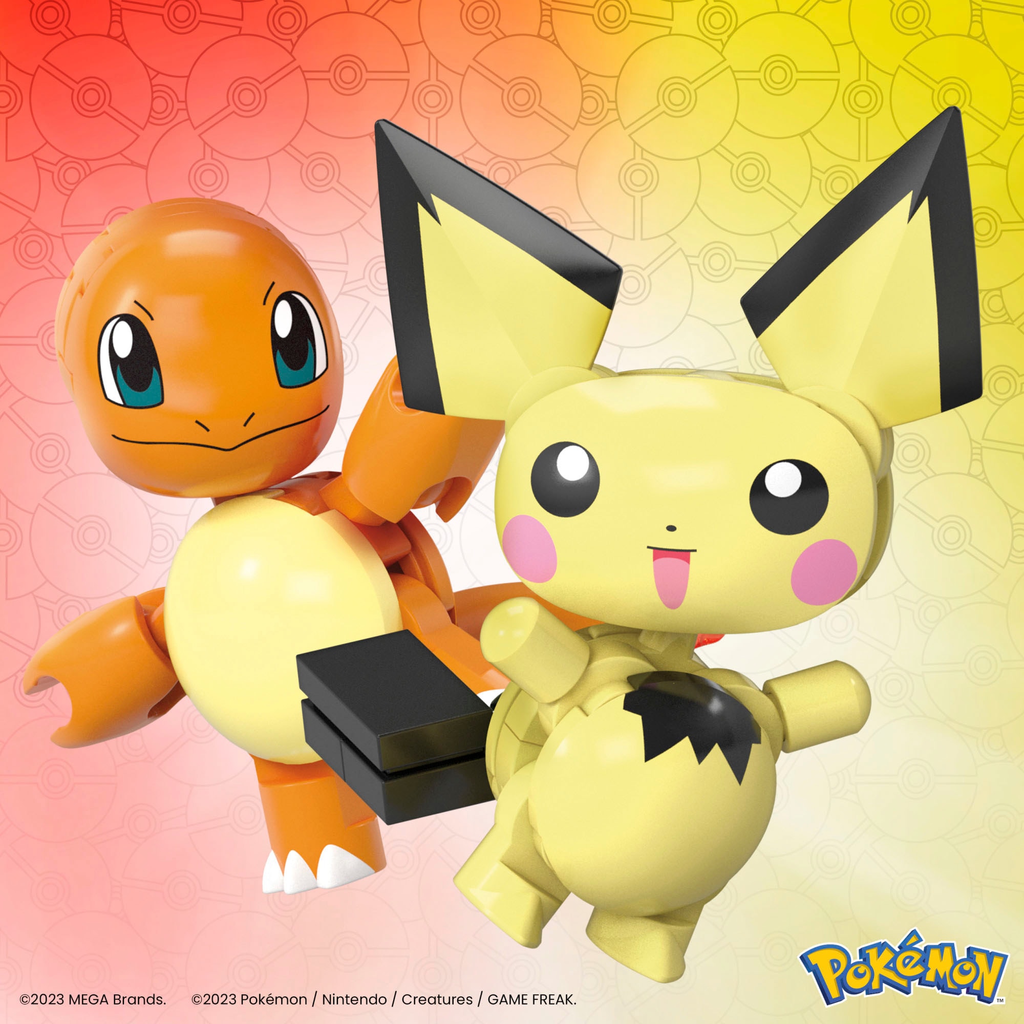 MEGA Spielbausteine »MEGA Pokémon Ball Coll - Charmander and Pichu«