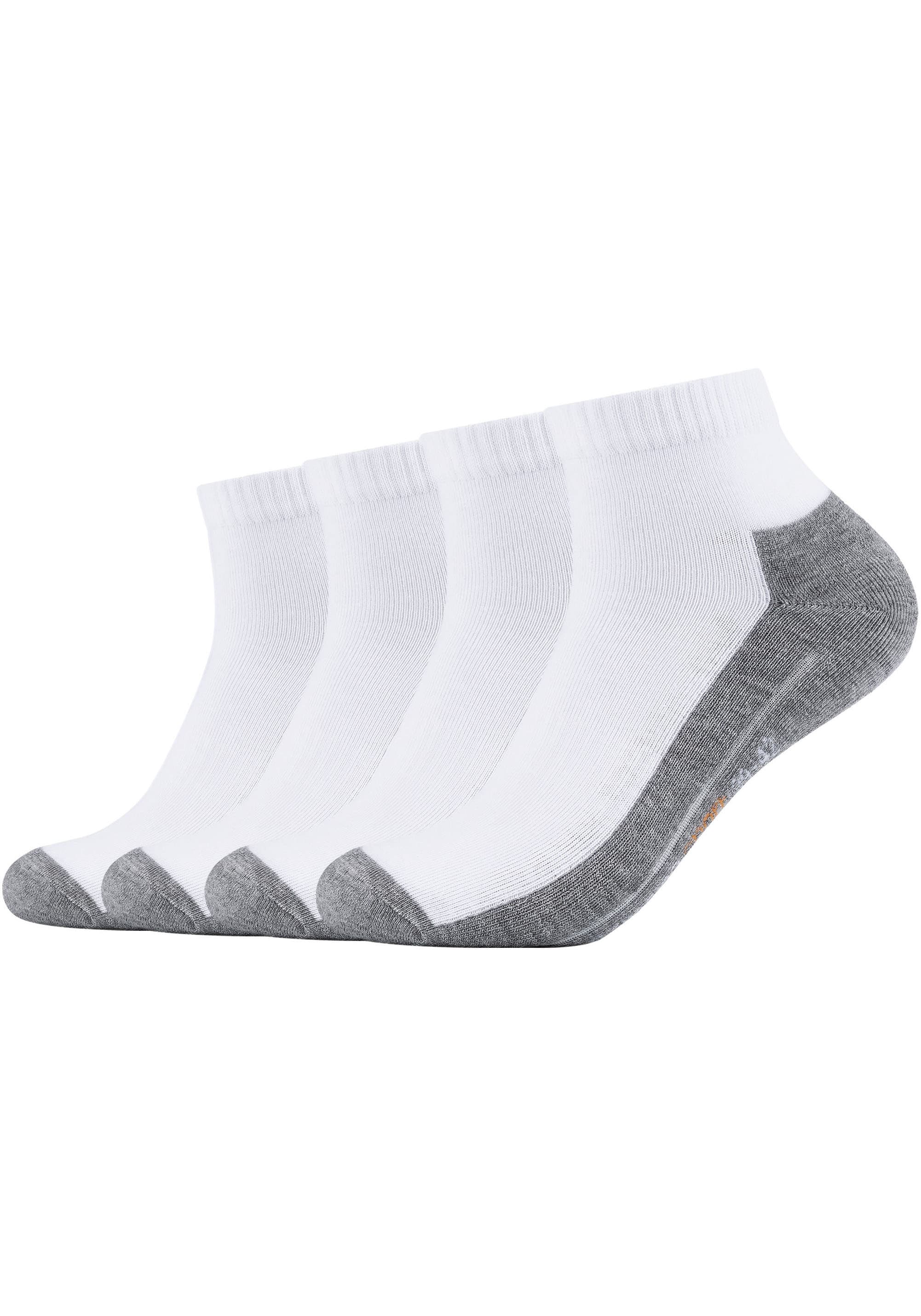 Camano Sportsocken »function«, (4er Pack), mit entlastender Halbplüschsohle