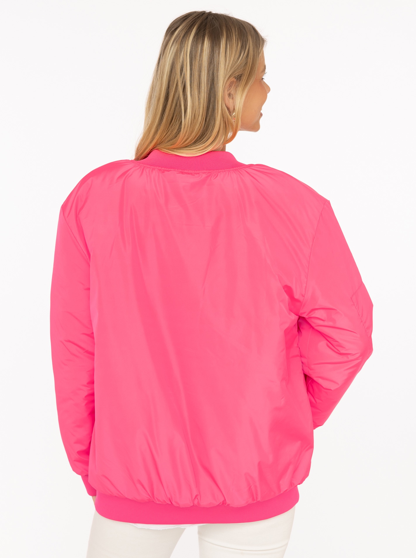 Zwillingsherz Bomberjacke »"Happy"« ohne Kapuze verdeckter Reißveschluss, Taschen