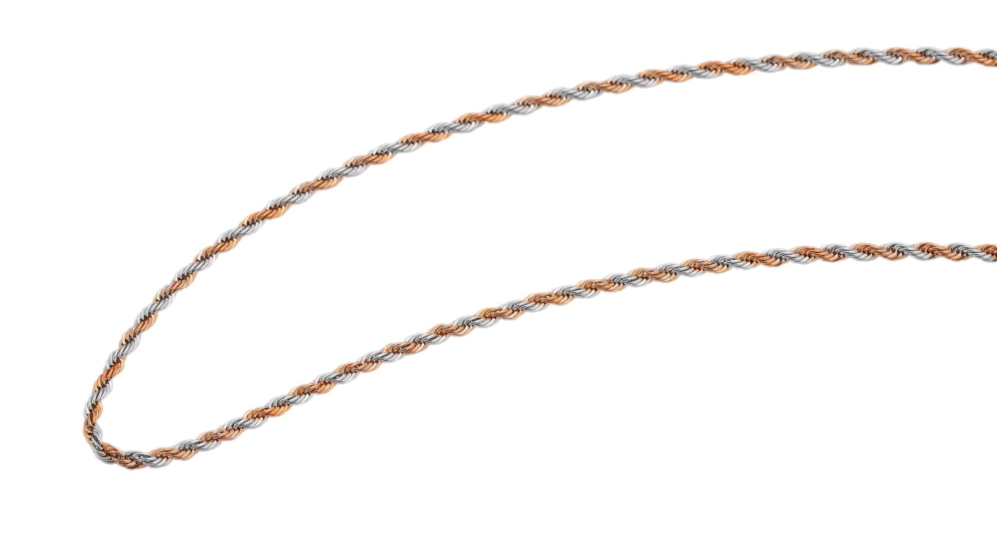Adelia´s Gliederkette »Unisex Halskette ¿ Kordelkette aus Edelstahl«