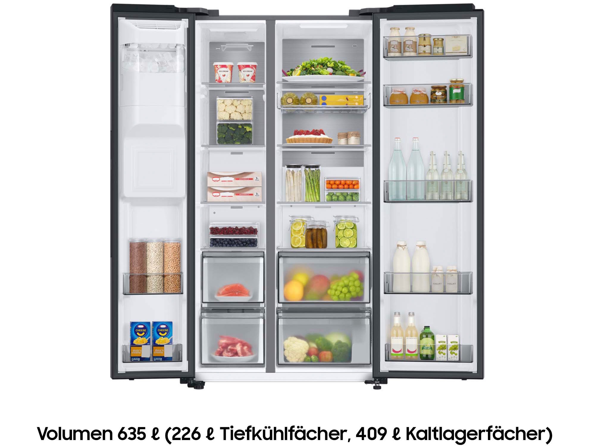 Samsung Side-by-Side RS8000 »RS6GA884CB1«, Festwasseranschluss nötig
