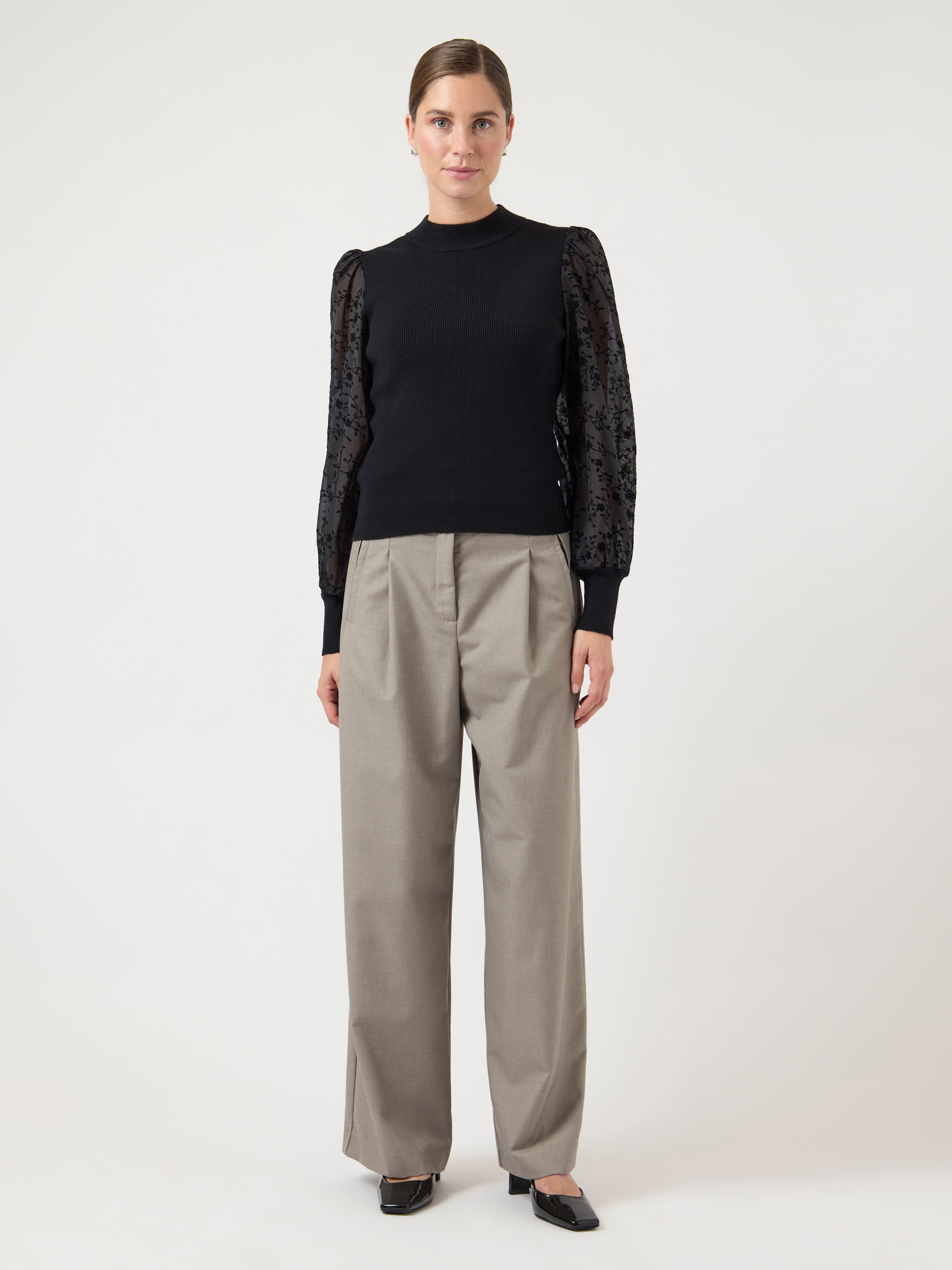 Y.A.S Rundhalspullover »YASDOTME LS KNIT PULLOVER S. NOOS«