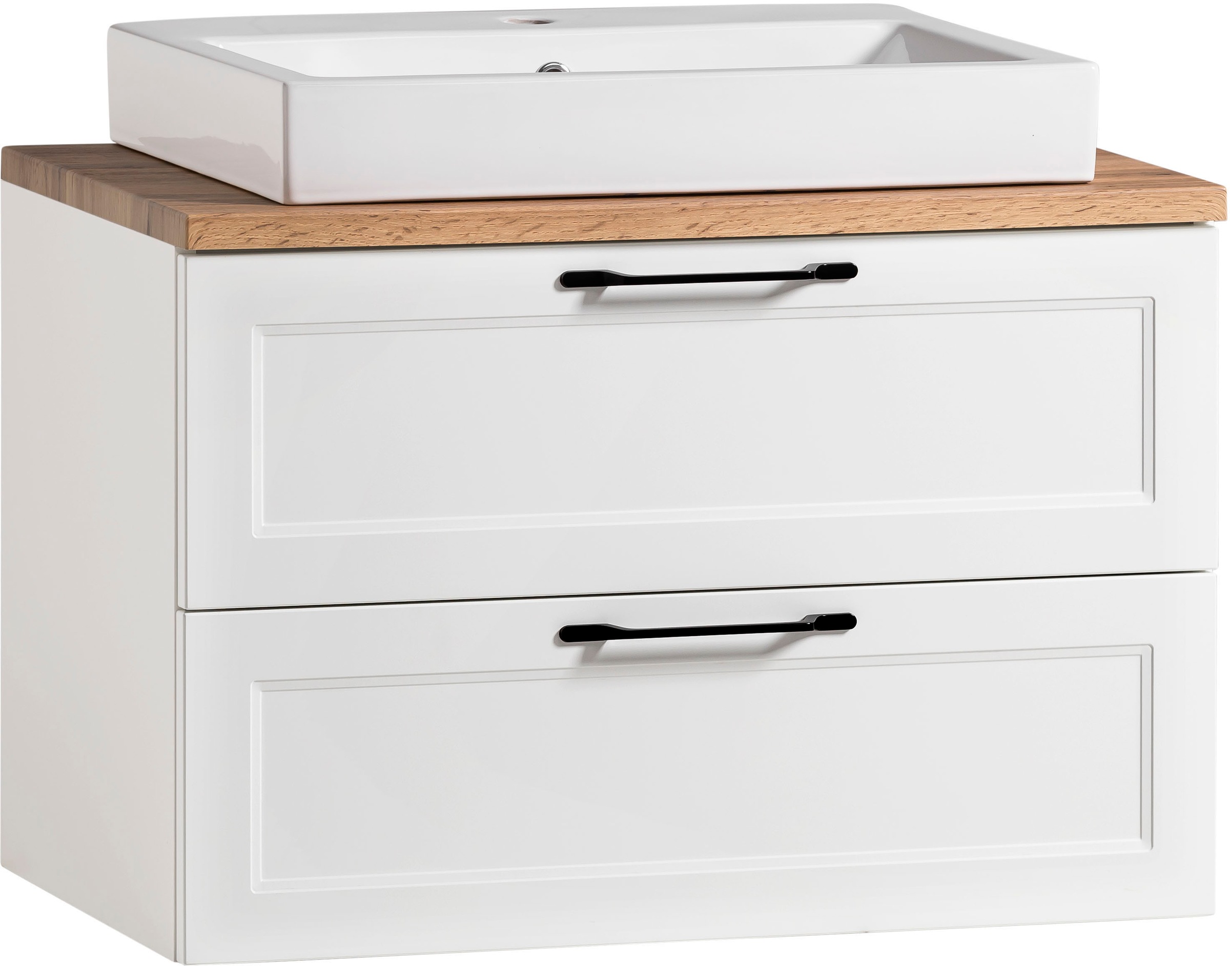 welltime Waschtisch »Lana«, Badmöbel inkl. Waschbecken, 80 cm breit