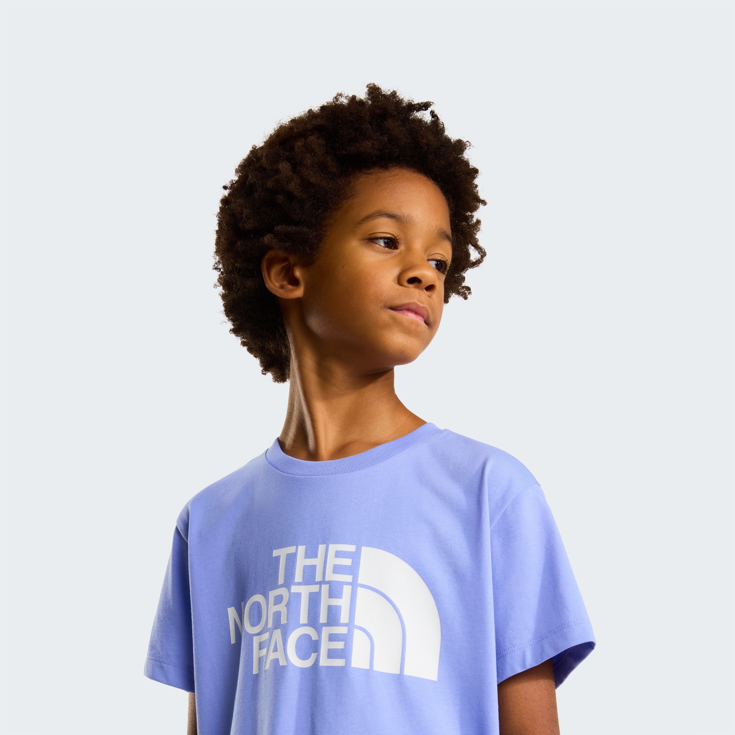 The North Face T-Shirt »TEEN EASY REGULAR SS TEE« für Jugendliche, sportlicher Stil, Kurzarm, Rundhalsausschnitt