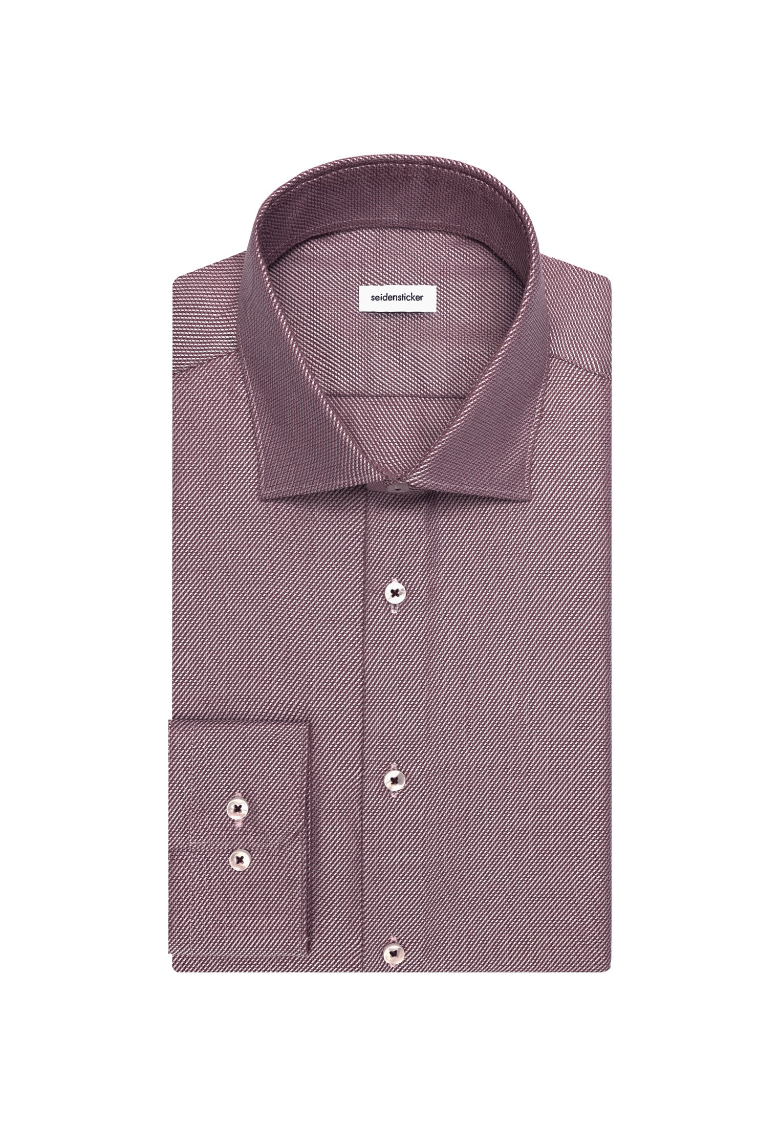 seidensticker Businesshemd »Schwarze Rose« Slim 1/1 Kentkragen Struktur
