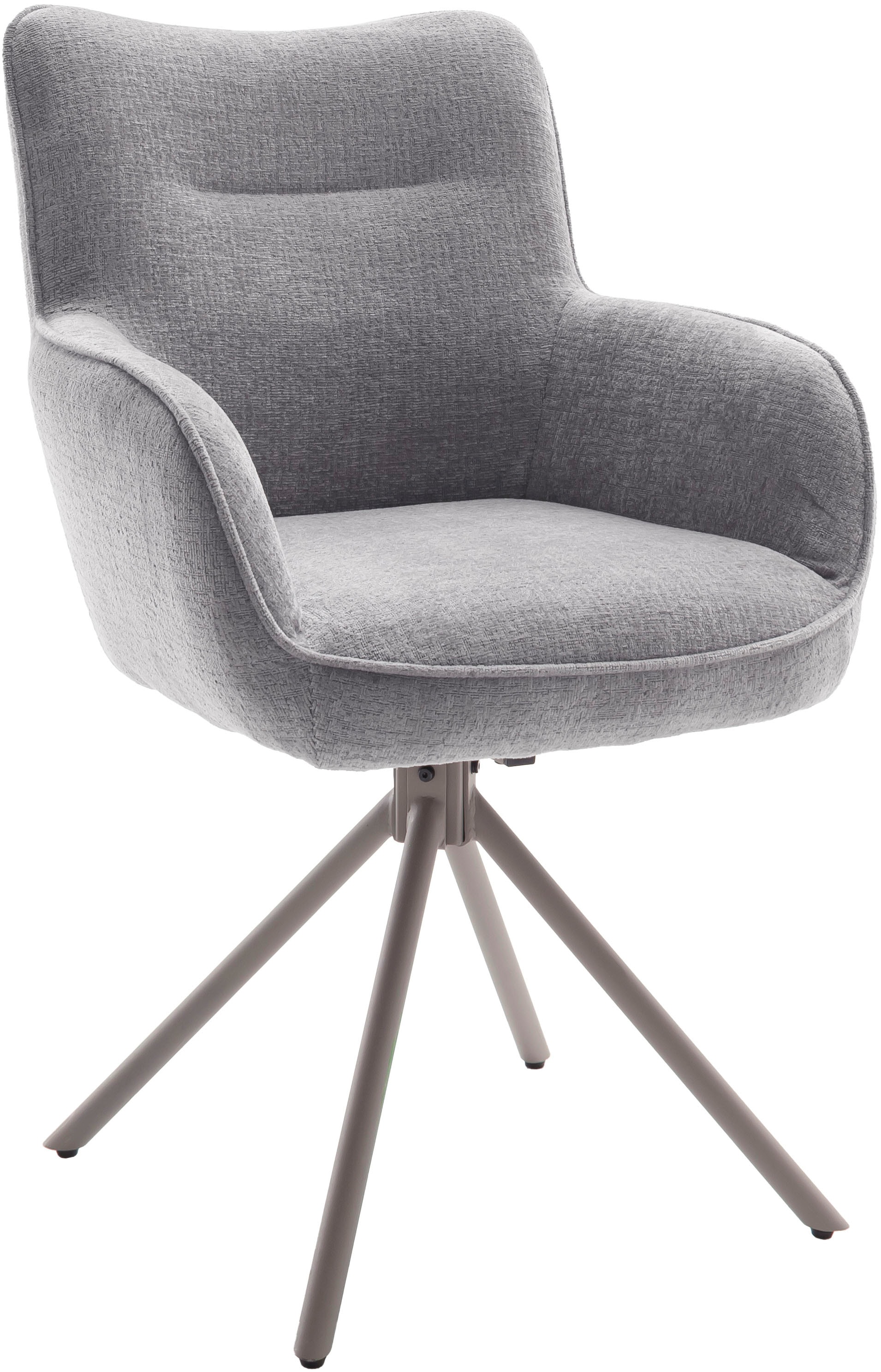 MCA furniture 4-Fußstuhl (Set) 2 Stk.180° drehbar, Taschenfederkern