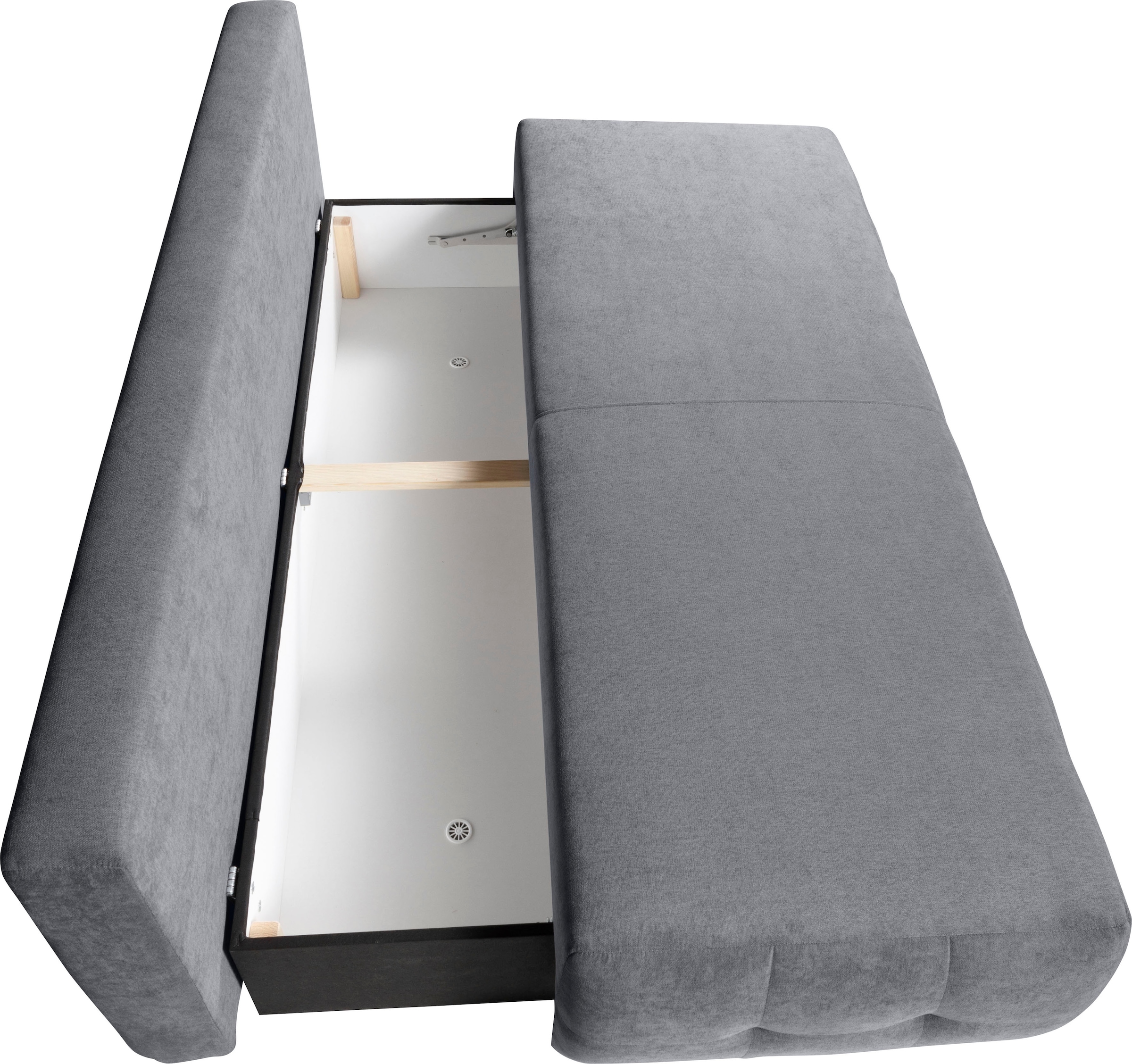 WERK2 Schlafsofa »Indigo«, 2-Sitzer Sofa und Schlafcouch mit Federkern & Bettkasten