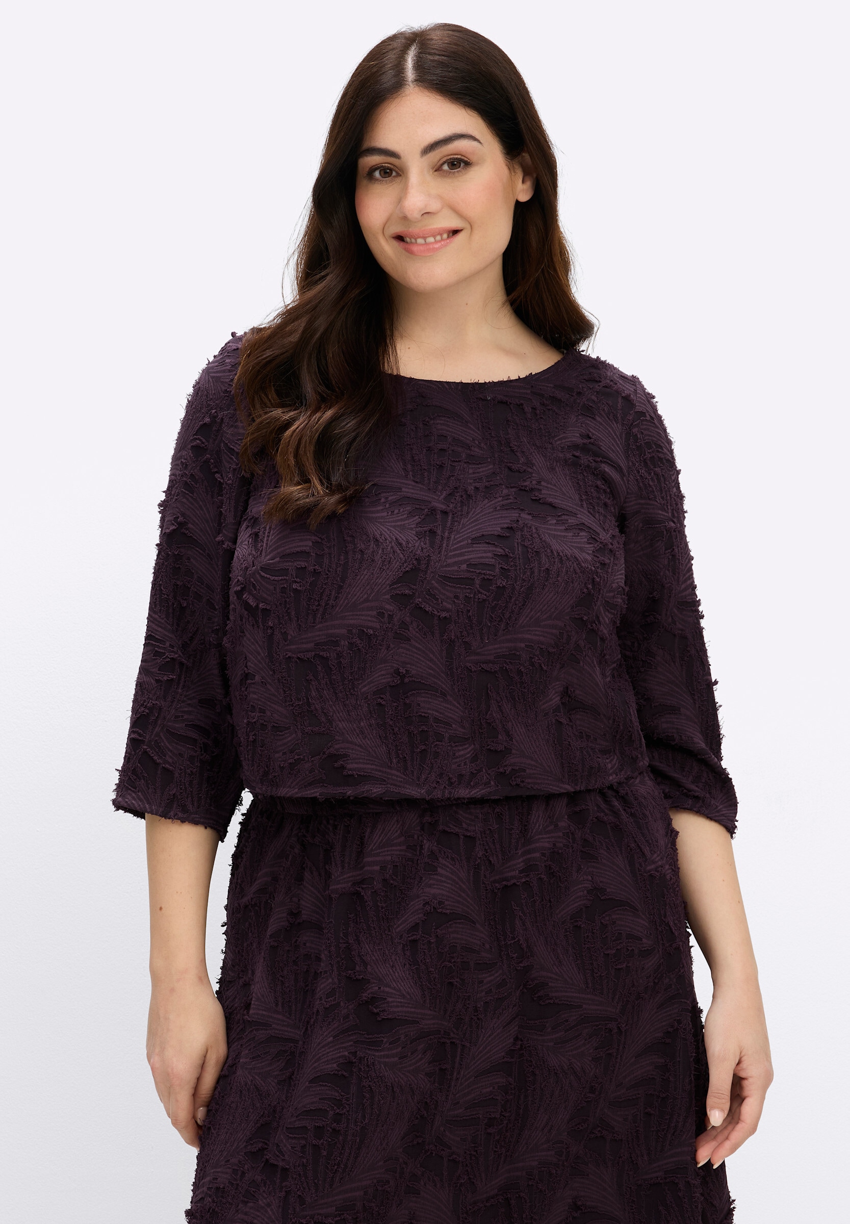 Sheego Longbluse »Tunika Tunika mit 3/4-Ärmeln«