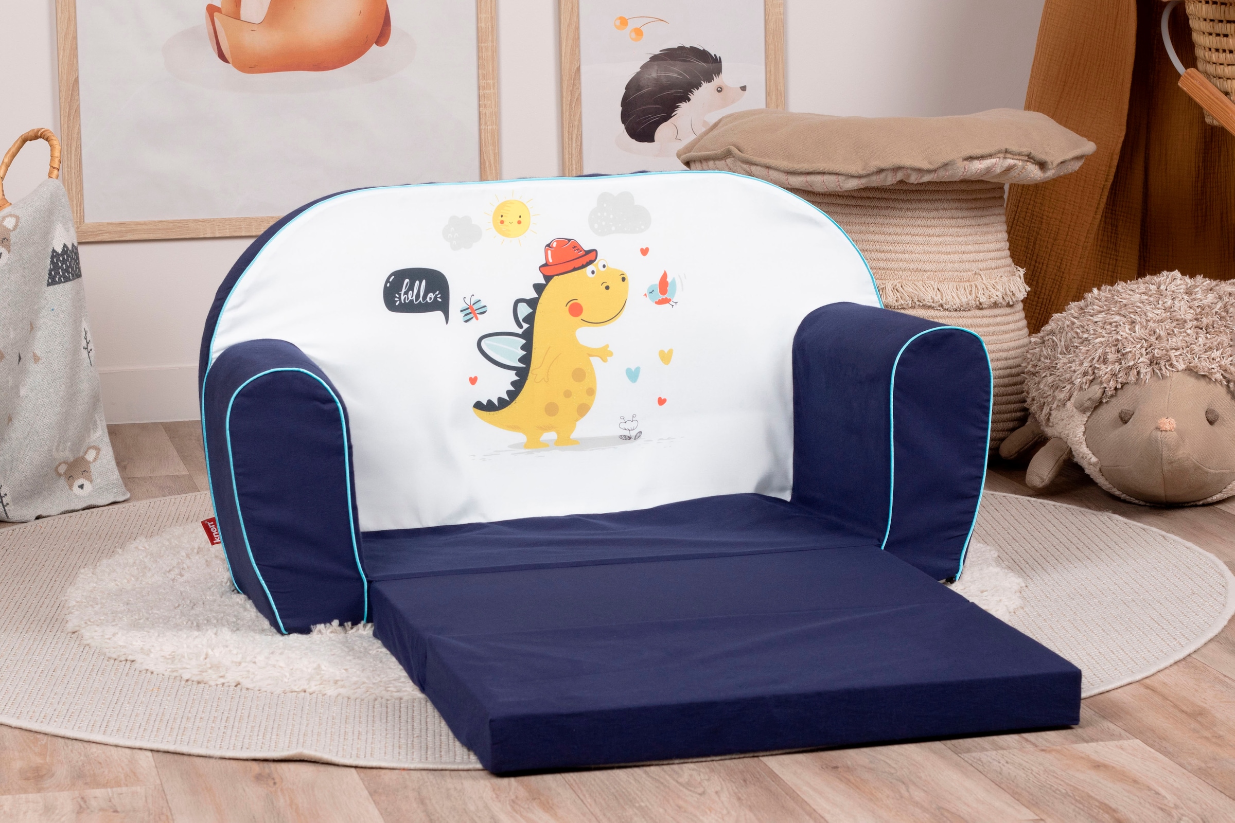 Knorrtoys® Sofa »Lovely dino« für Kinder; Made in Europe