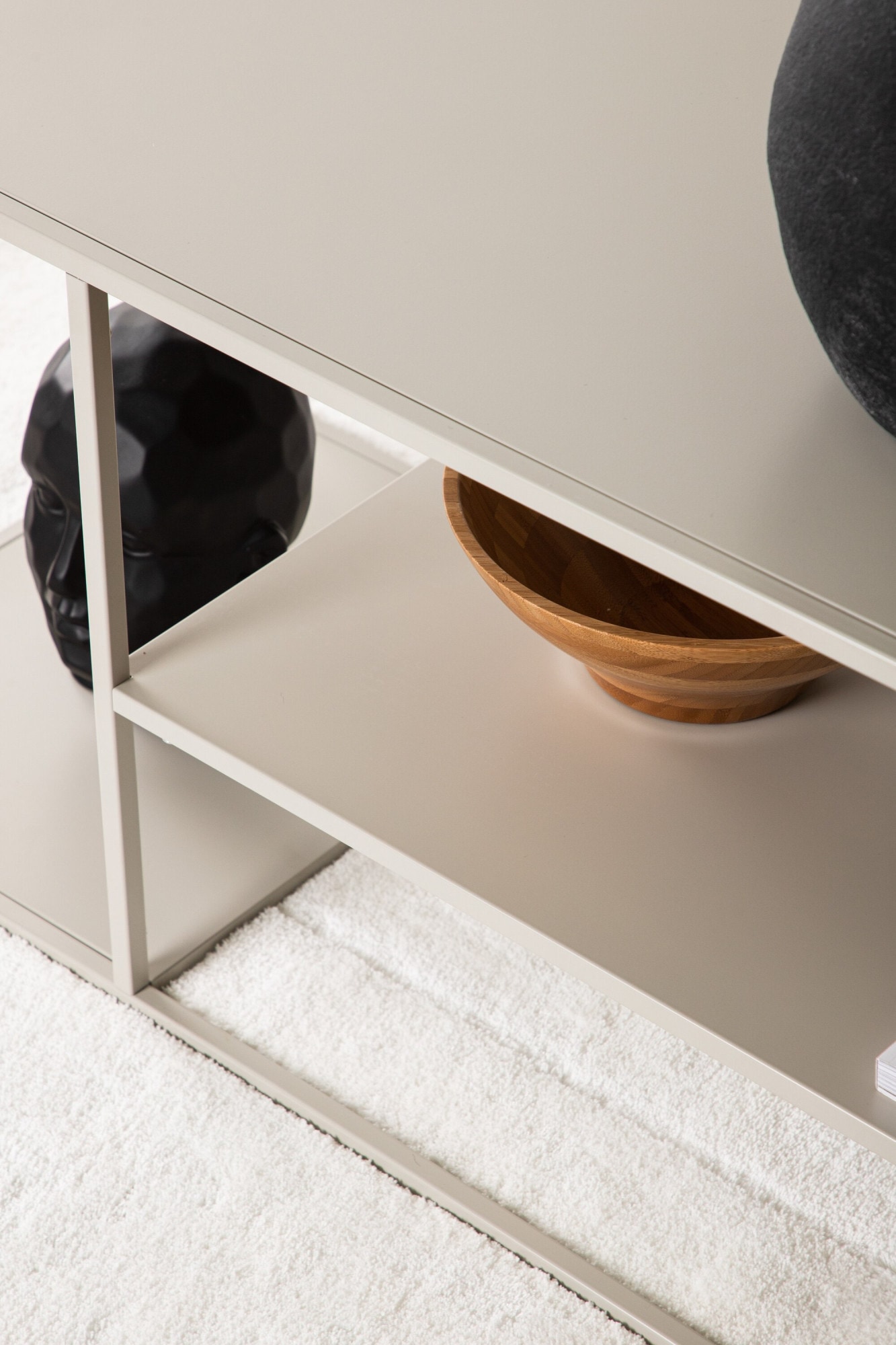 Venture Home Couchtisch Sofatisch, Stahl pulverbeschichtet, langgestreckt, modern