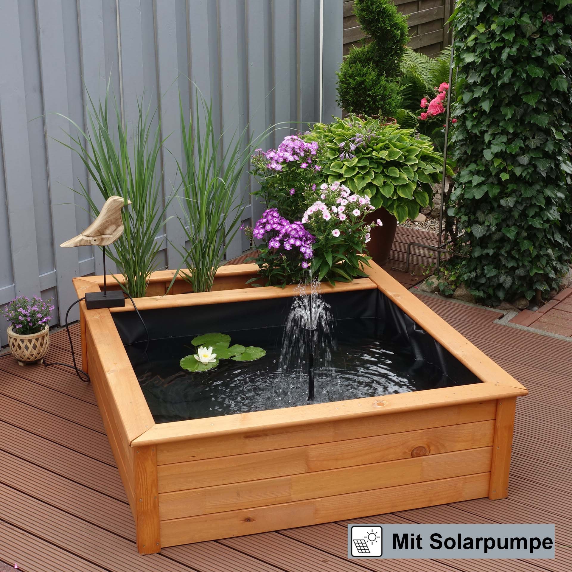 promadino Hochteich, (Set), inkl. Solarpumpe