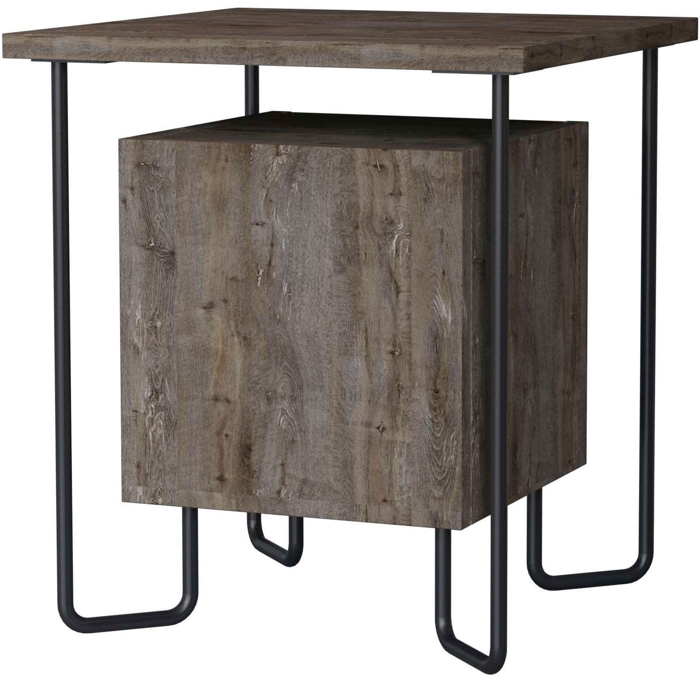 Decortie Nachttisch »ACRES NACHTTISCH« Packung, 1 Stk. tlg. Leichte Montage, Lagerung, Platzsparend, Größe B/H/T: 40 cm x 45 cm x 40 cm