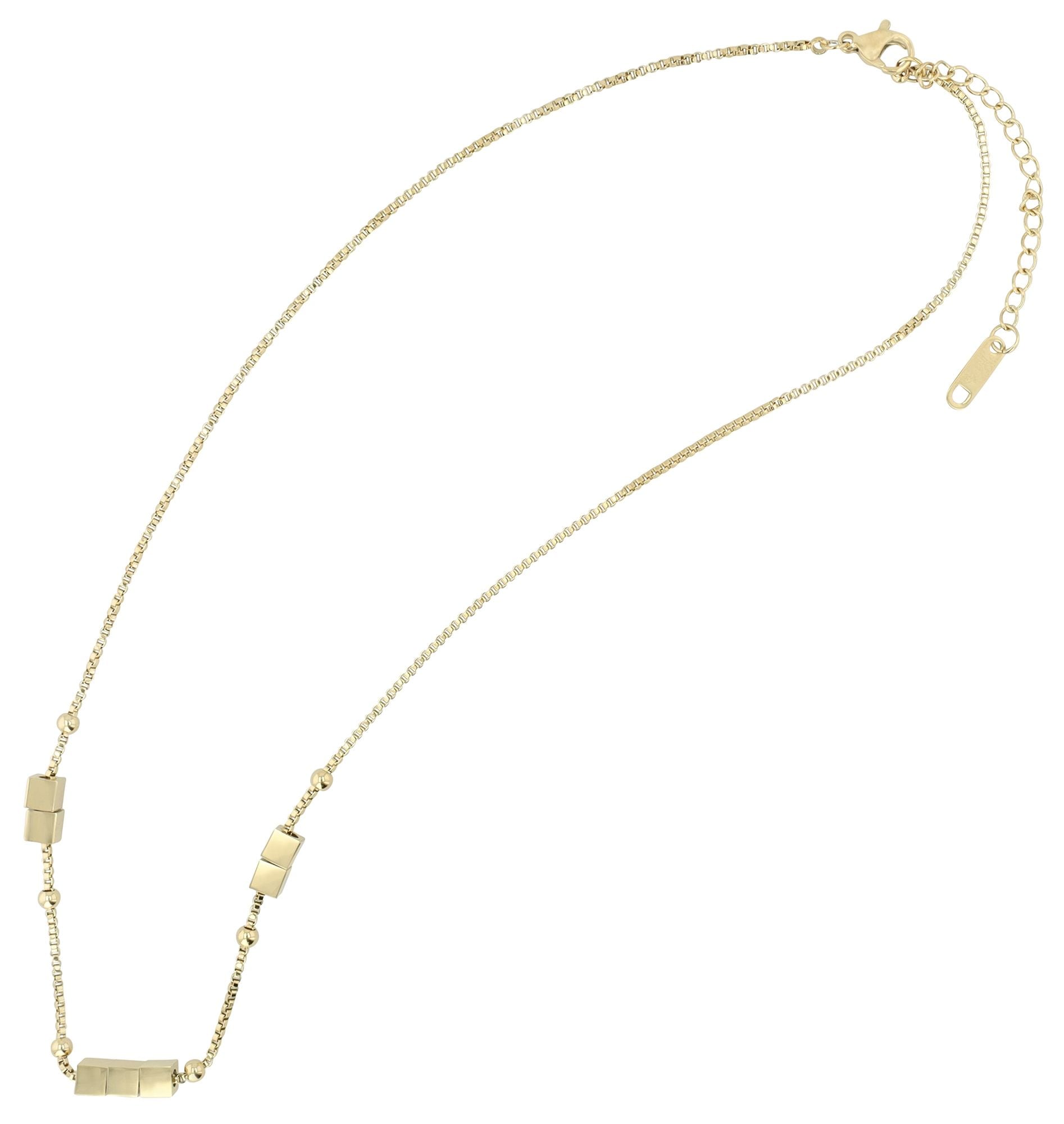 Adelia´s Gliederkette »Damen Halskette aus Edelstahl 40 cm«