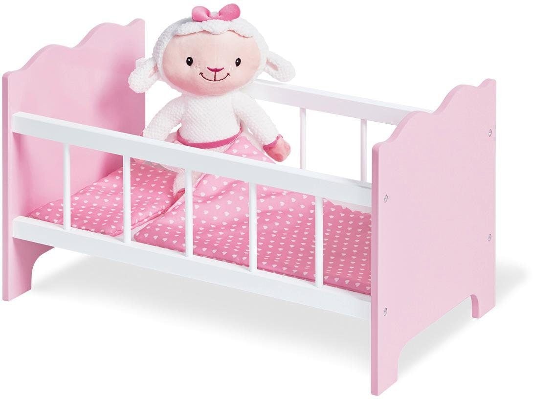 Pinolino® Puppenbett »Jasmin«, (Set, 4 tlg.)