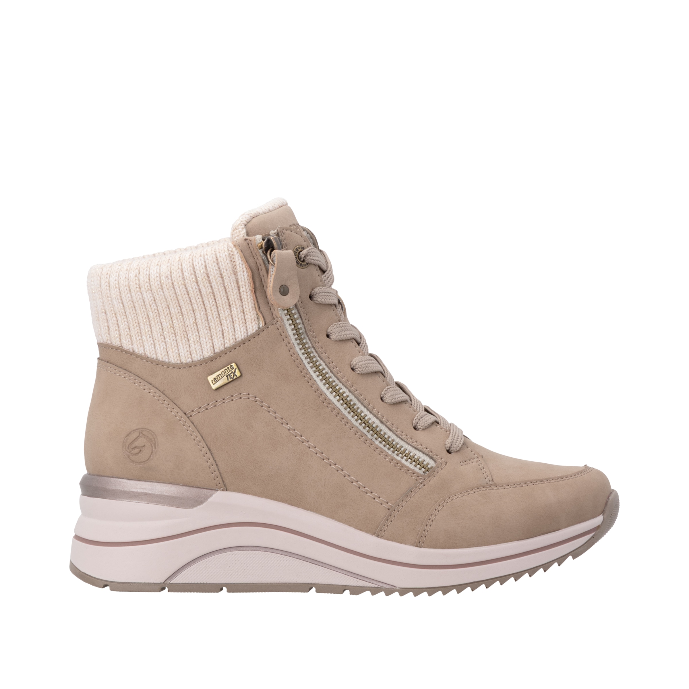 Remonte Keilstiefelette  Keilboots, Schnürstiefelette mit wasserabweisender TEX-Membrane