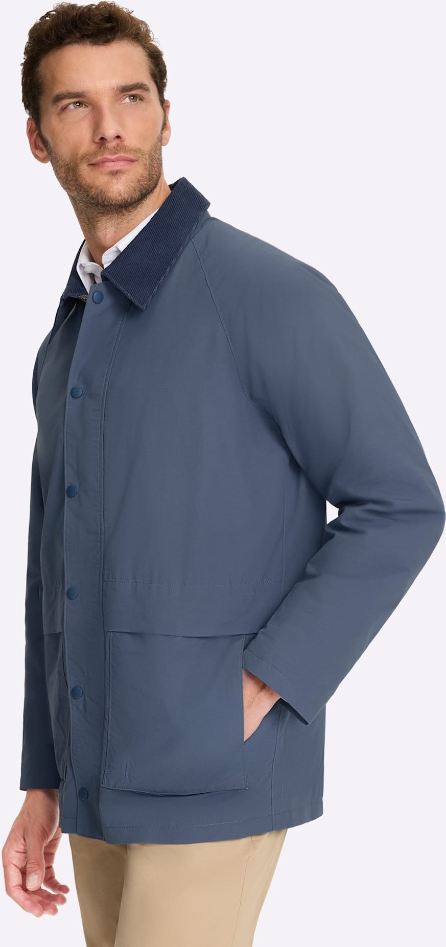 Marco Donati Langjacke ohne Kapuze