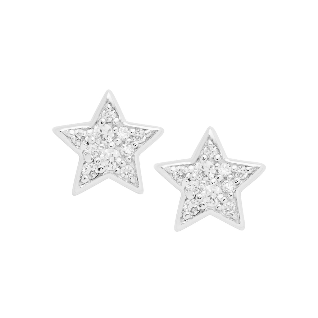 Fossil Paar Ohrstecker »Sterling Glitz Star, Sterne, JFS00152«