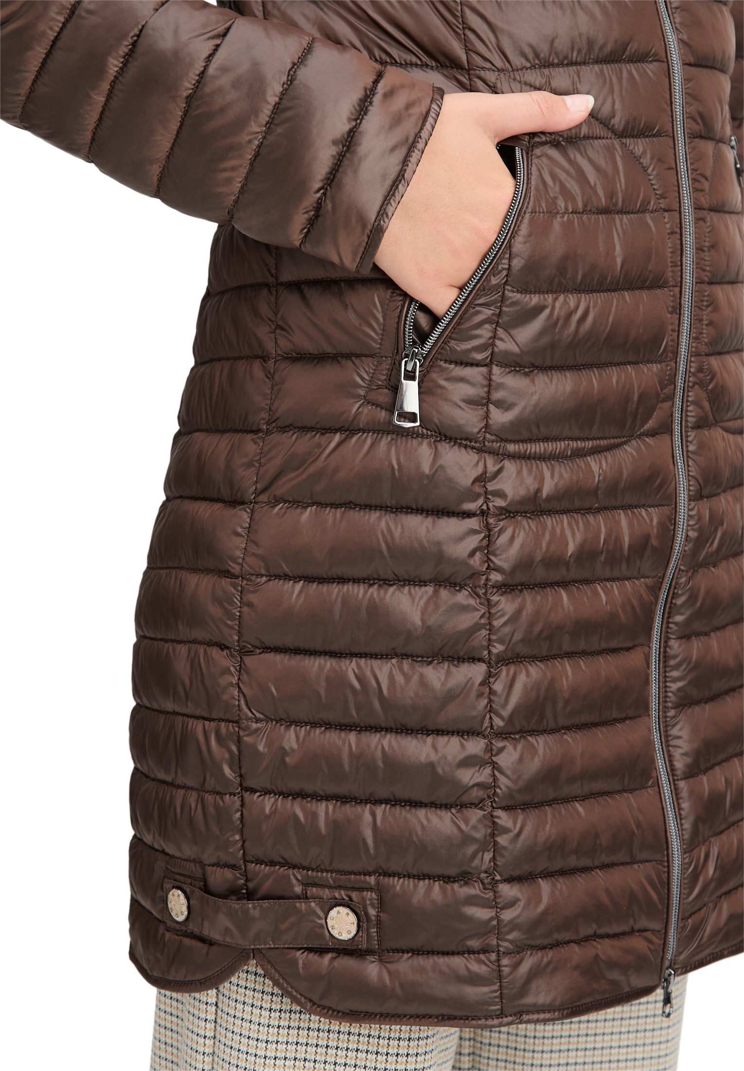 Cartoon Steppjacke »Steppjacke mit Reißverschlusstaschen«