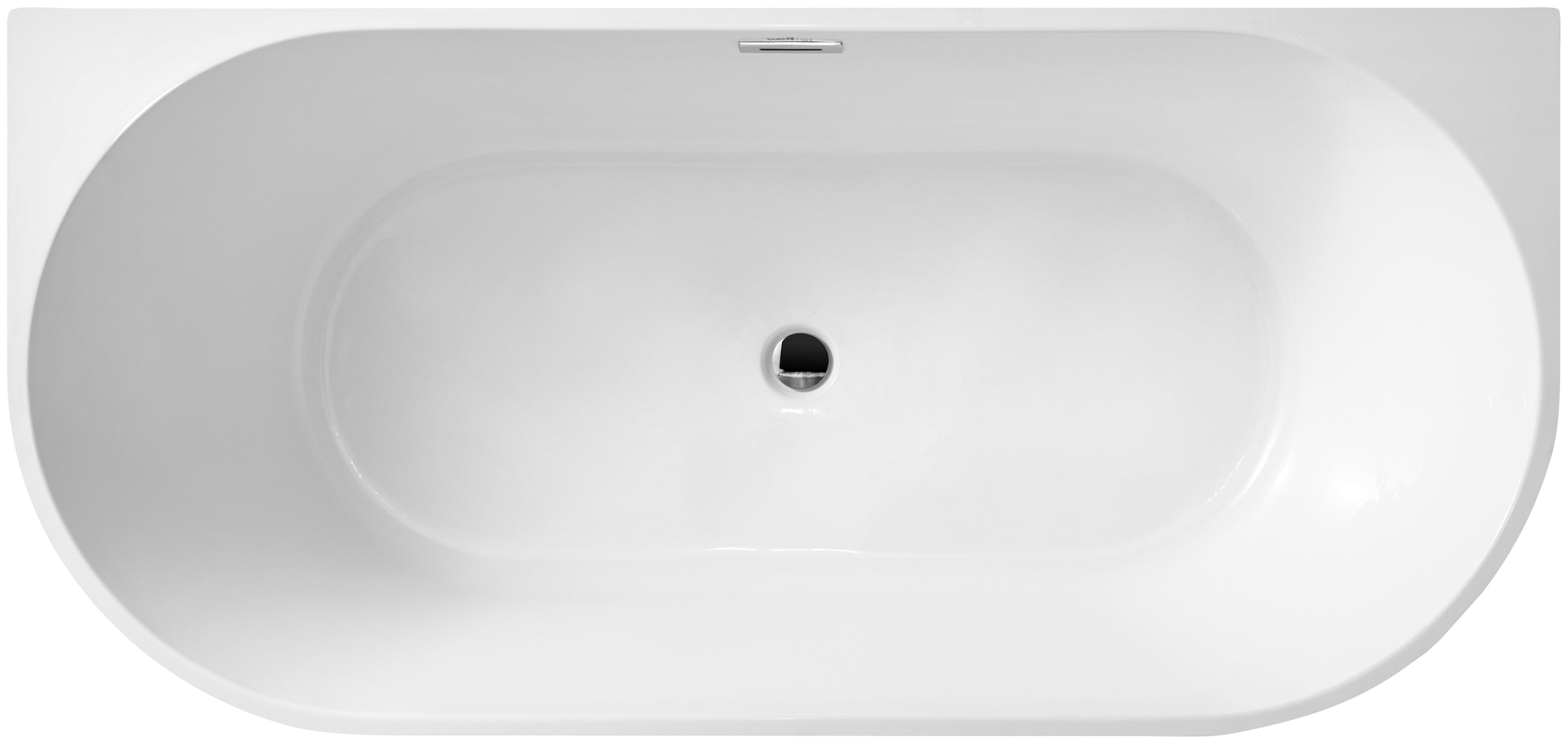 welltime Badewanne »New Granada«, (2 tlg.), B/T: 170 / 80 cm, freistehende Wanne